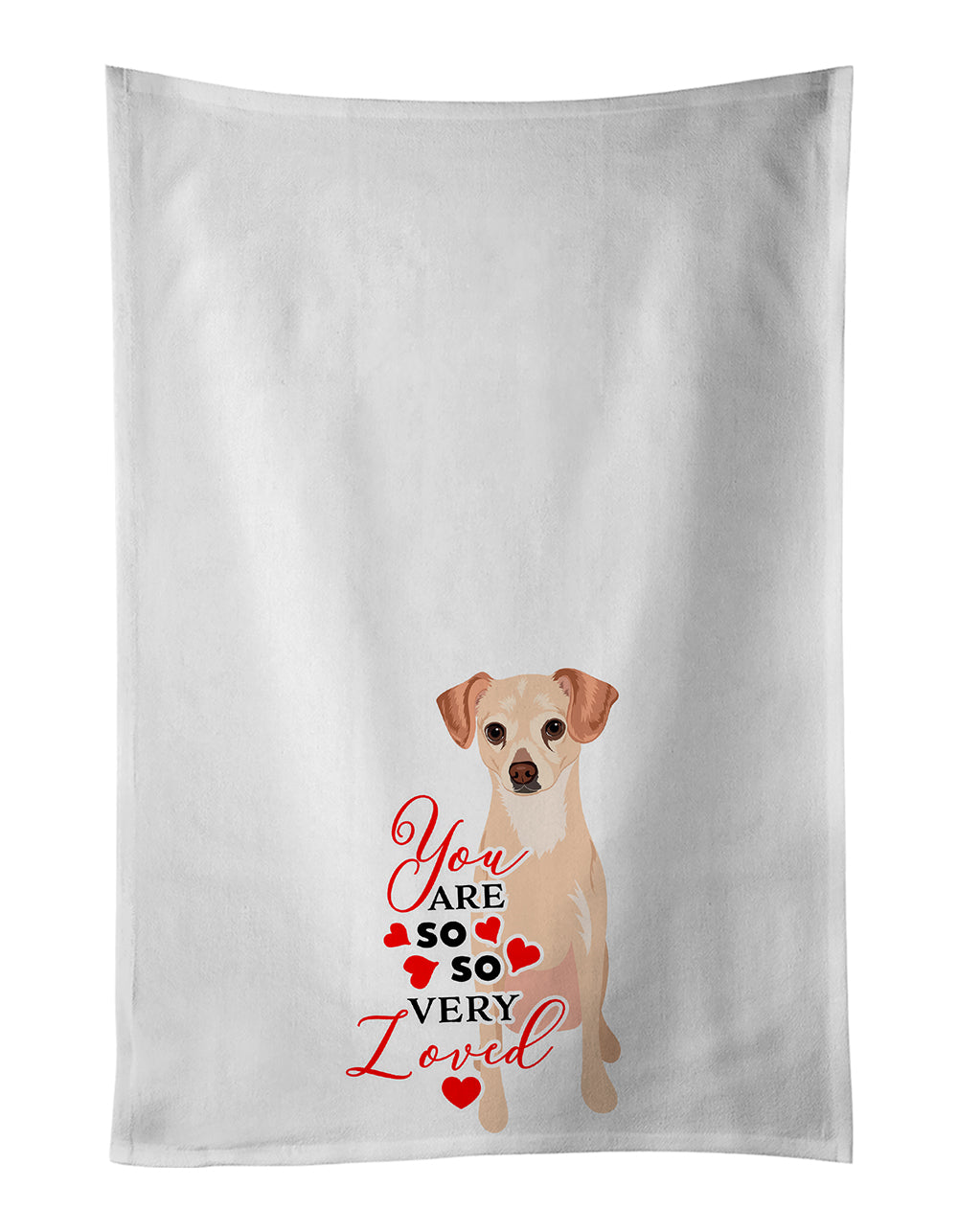 Buy this Chihuahua Cream so Loved White Kitchen Towel Set of 2