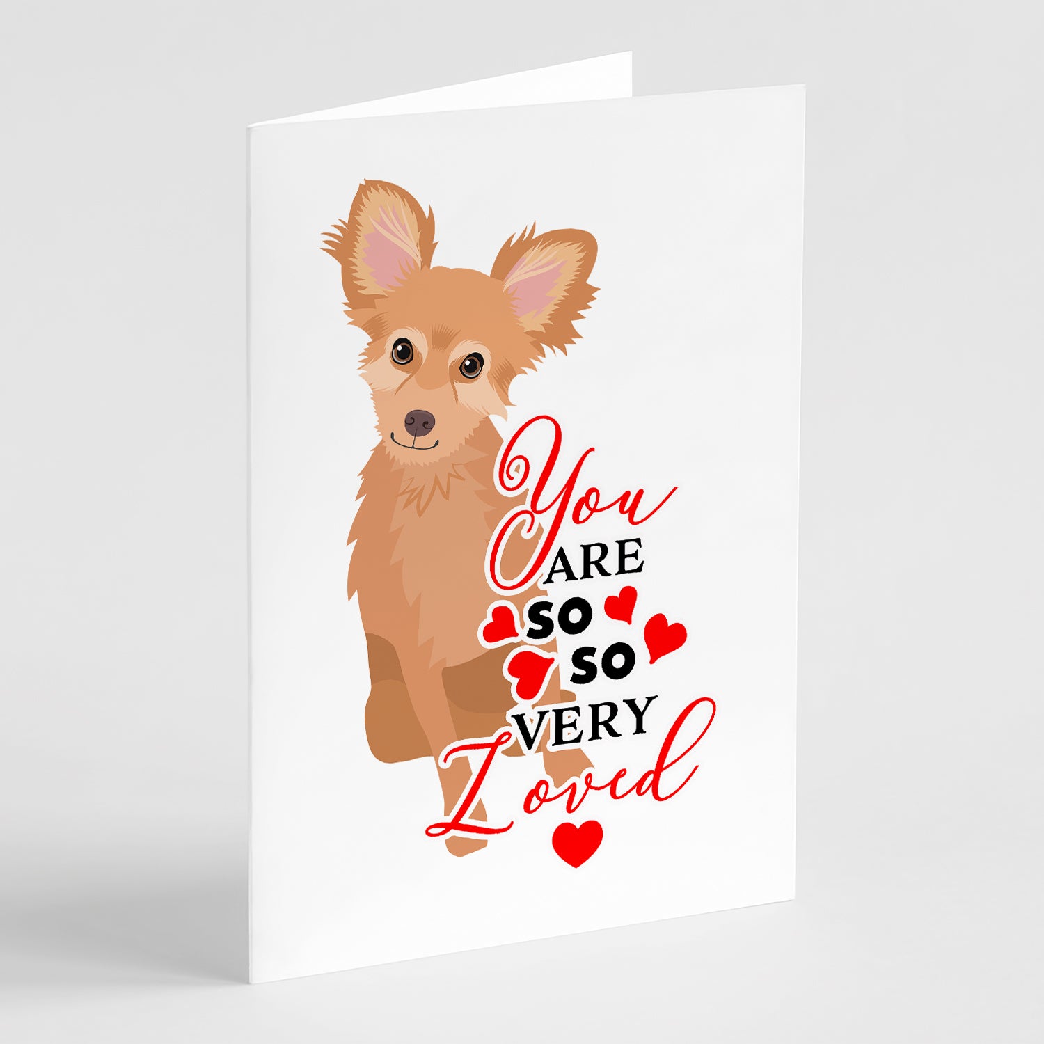 Buy this Chihuahua Fawn so Loved Greeting Cards and Envelopes Pack of 8