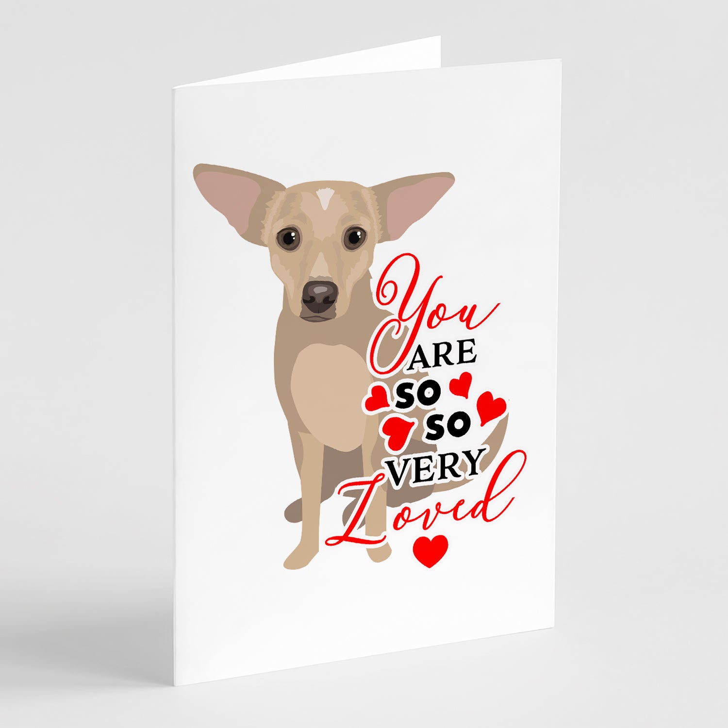 Buy this Chihuahua Silver so Loved Greeting Cards and Envelopes Pack of 8