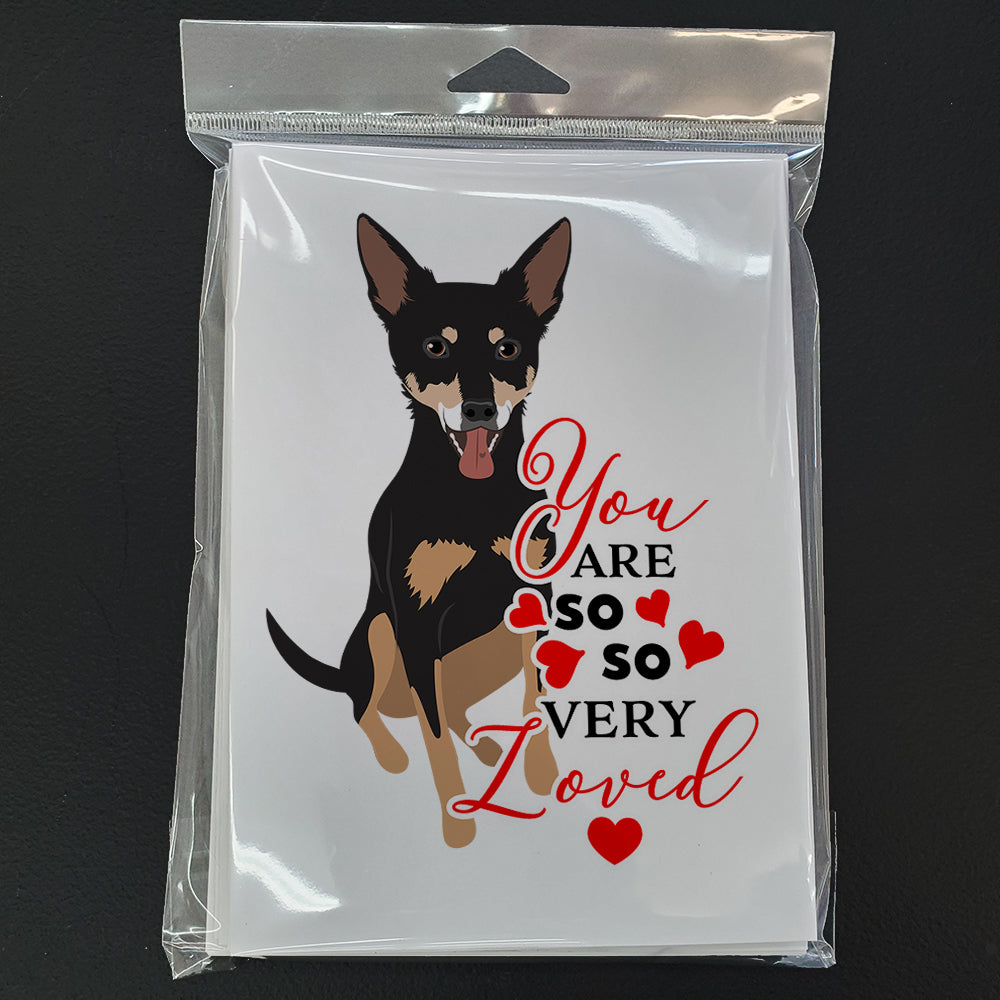 Chihuahua Tricolor #1 so Loved Greeting Cards and Envelopes Pack of 8 - the-store.com