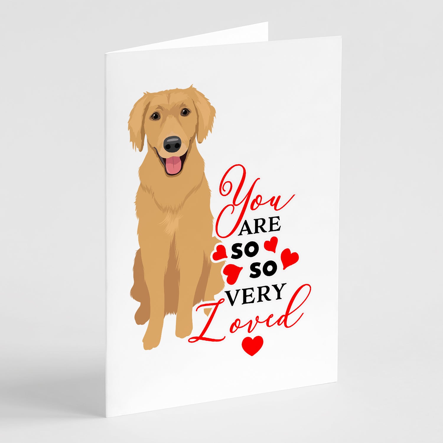 Buy this Golden Retriever Gold #2 so Loved Greeting Cards and Envelopes Pack of 8