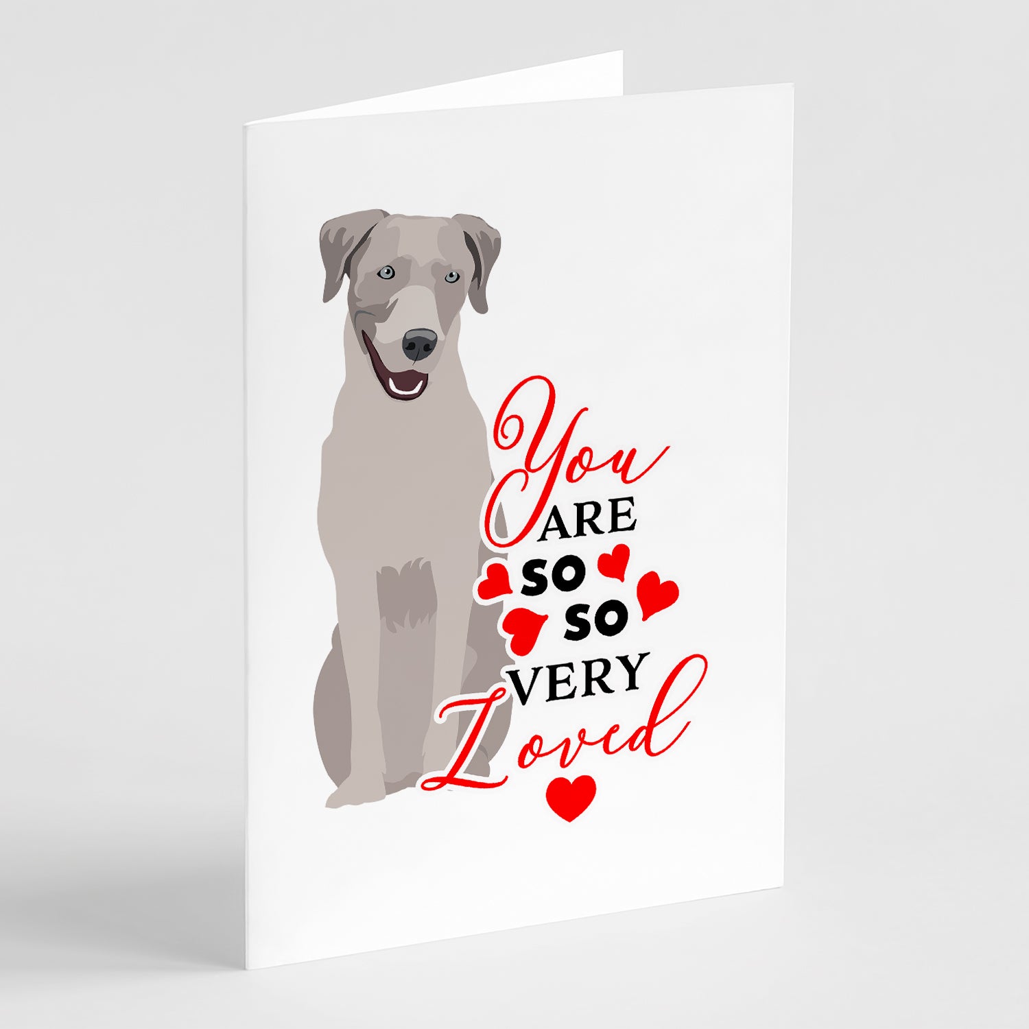 Buy this Labrador Retriever Gray so Loved Greeting Cards and Envelopes Pack of 8
