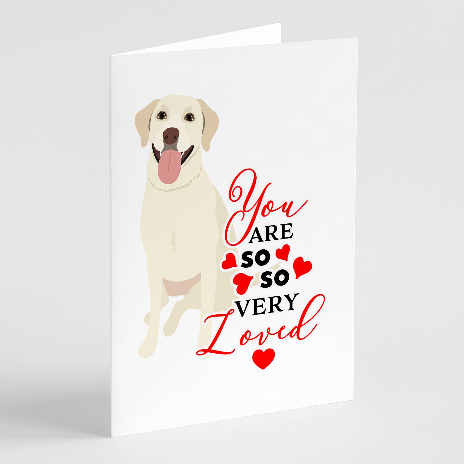 Buy this Labrador Retriever Yellow #1 so Loved Greeting Cards and Envelopes Pack of 8