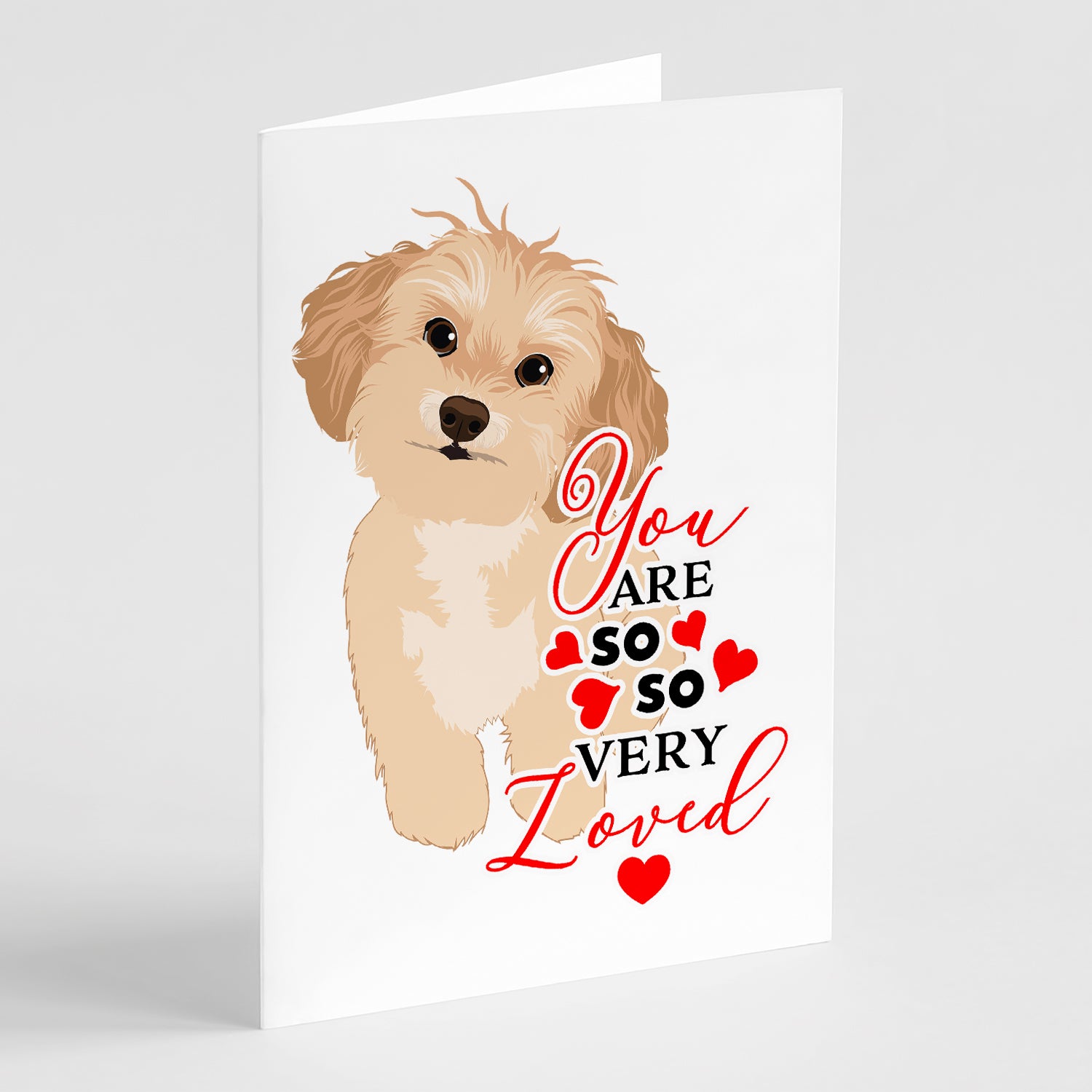 Buy this Shih-Tzu Gold #1 so Loved Greeting Cards and Envelopes Pack of 8