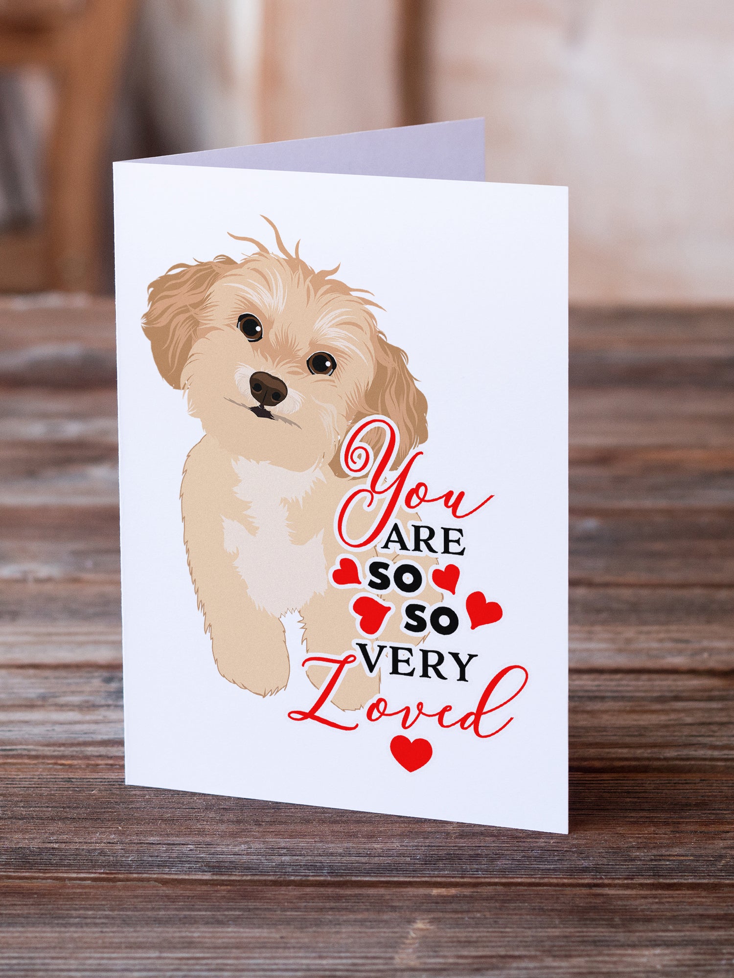 Buy this Shih-Tzu Gold #1 so Loved Greeting Cards and Envelopes Pack of 8