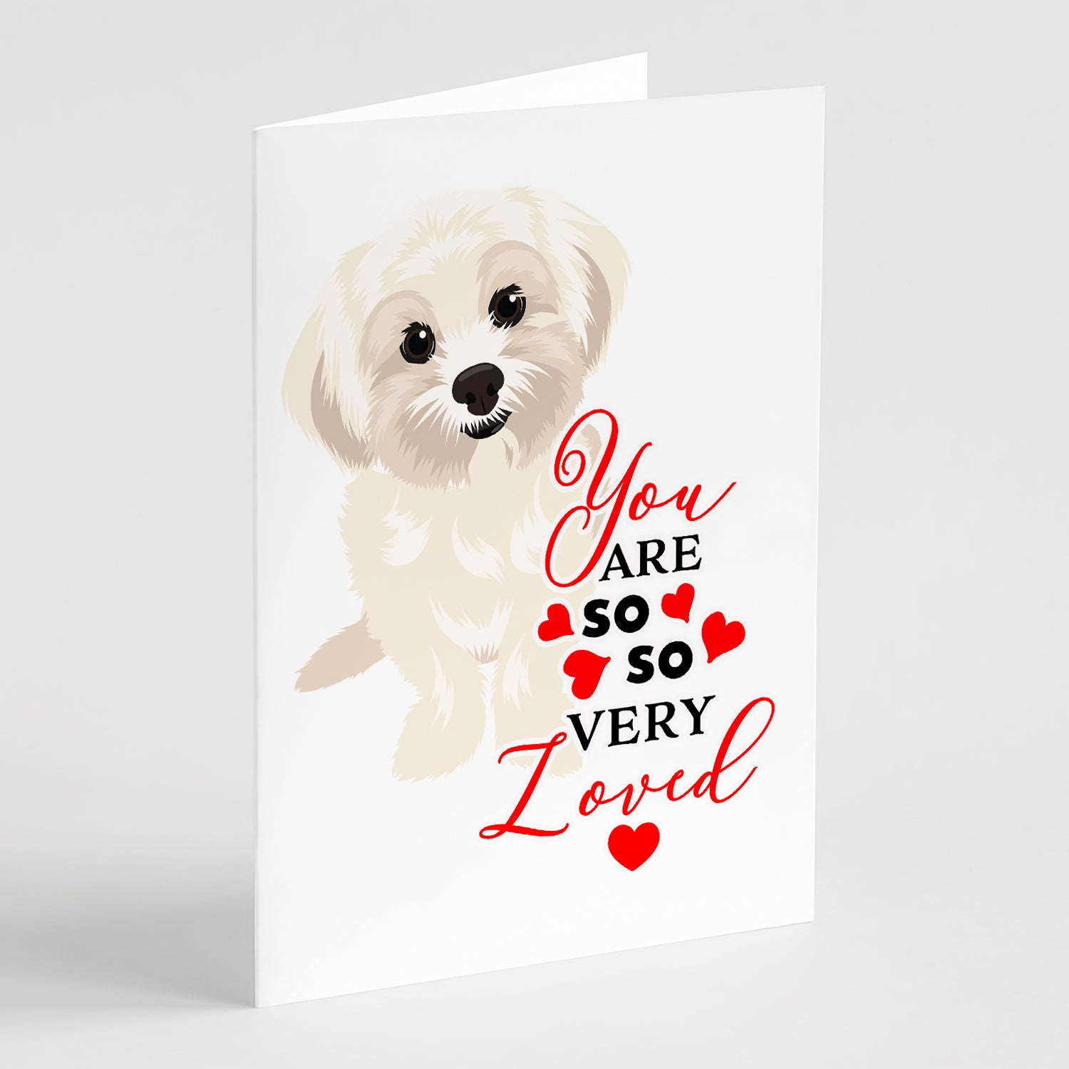 Buy this Shih-Tzu Gold #4 so Loved Greeting Cards and Envelopes Pack of 8
