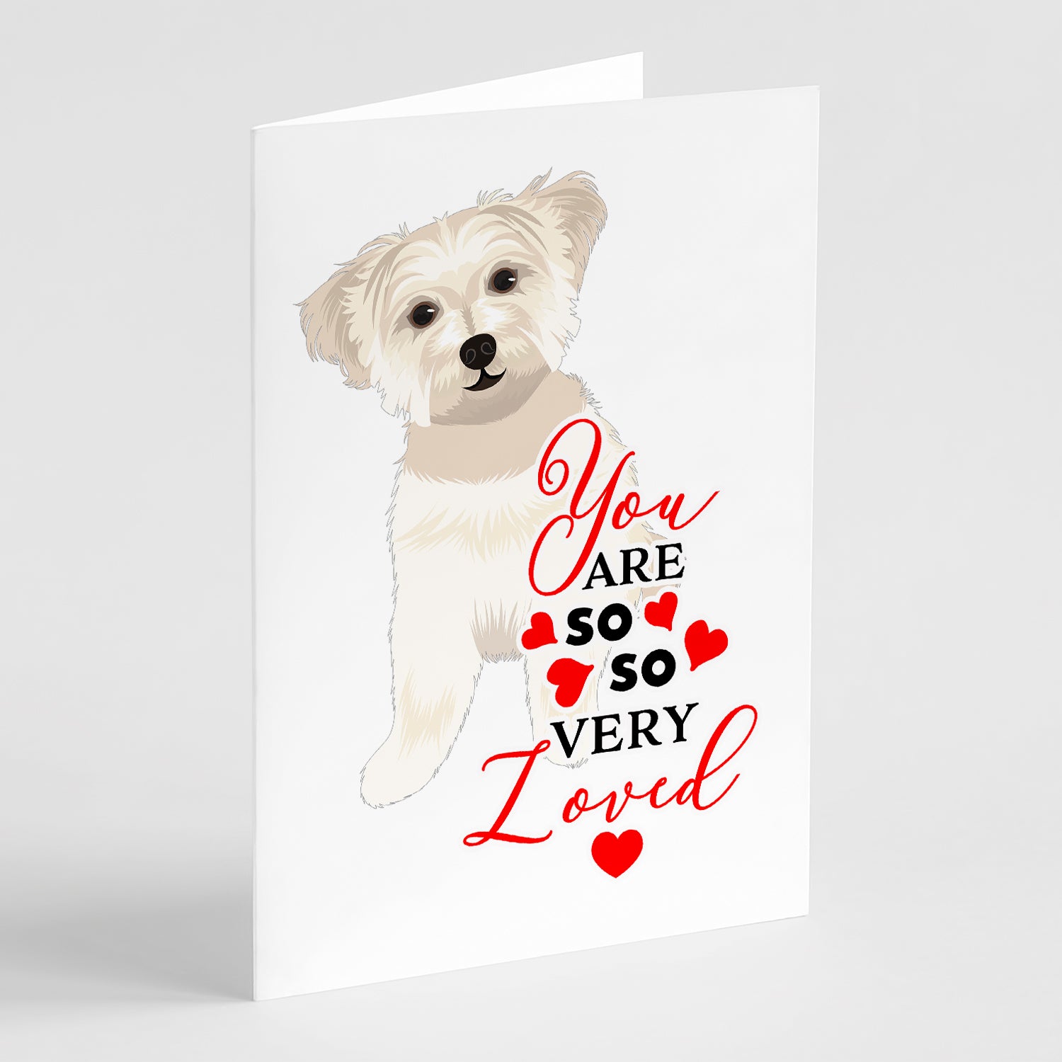 Buy this Shih-Tzu Gold #6 so Loved Greeting Cards and Envelopes Pack of 8