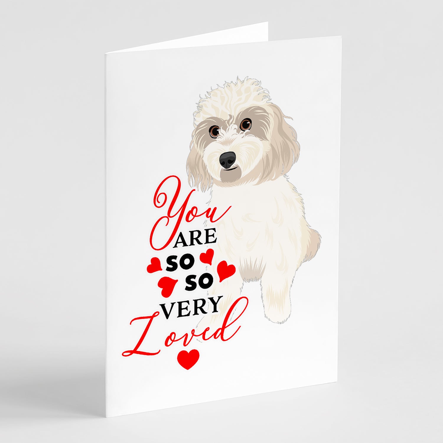 Buy this Shih-Tzu Gold #7 so Loved Greeting Cards and Envelopes Pack of 8