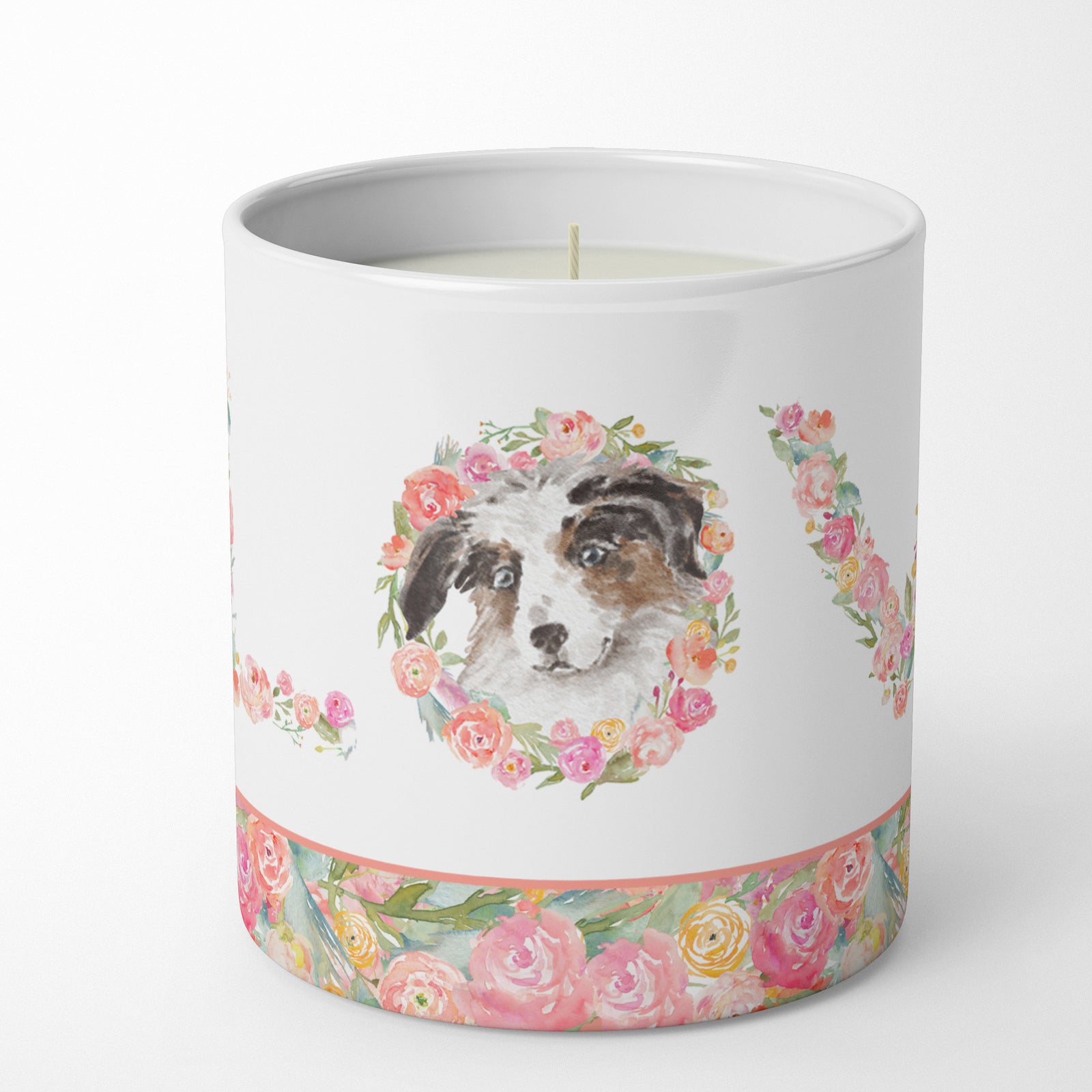 Buy this Australian Shepherd #7 LOVE 10 oz Decorative Soy Candle