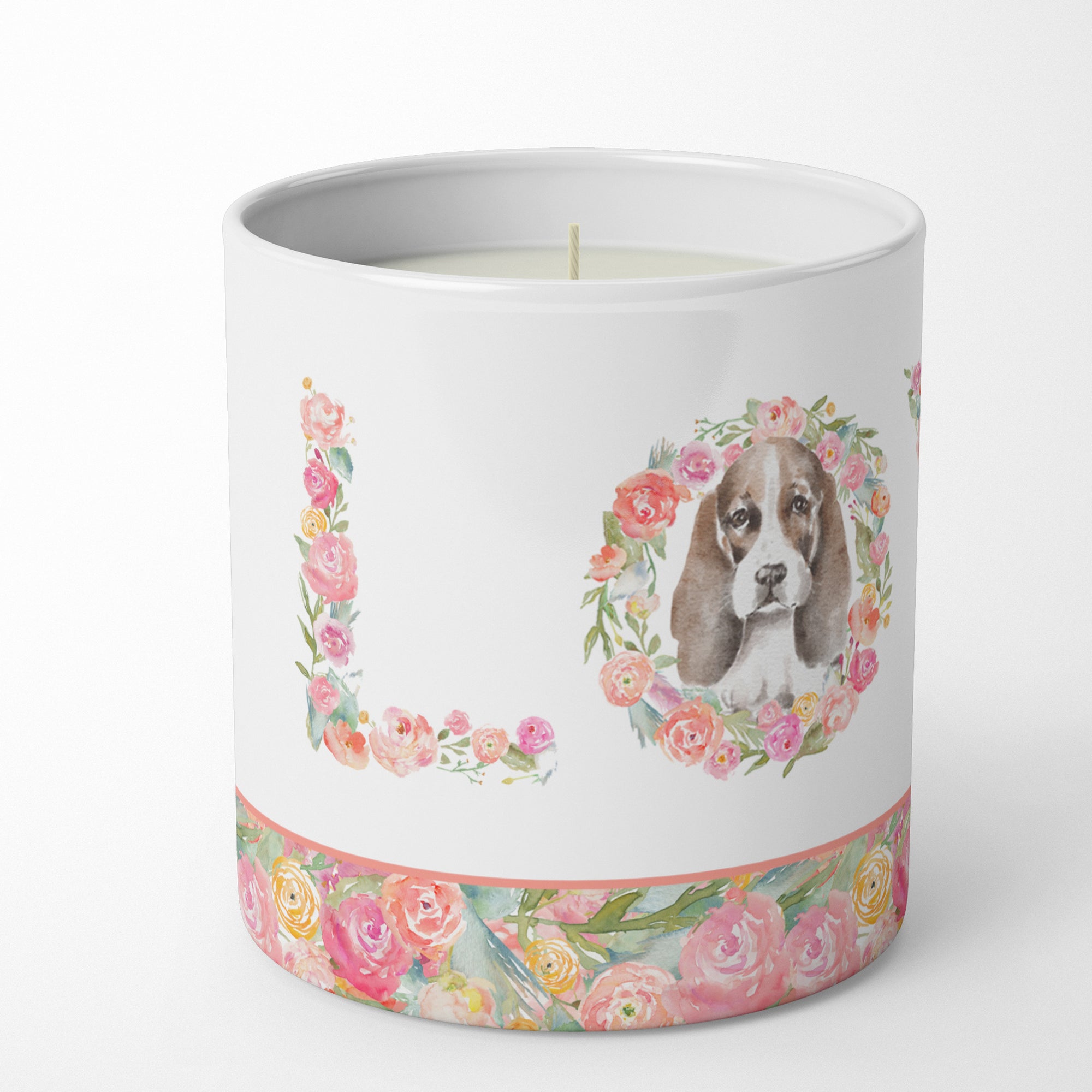 Buy this Basset Hound #2 LOVE 10 oz Decorative Soy Candle