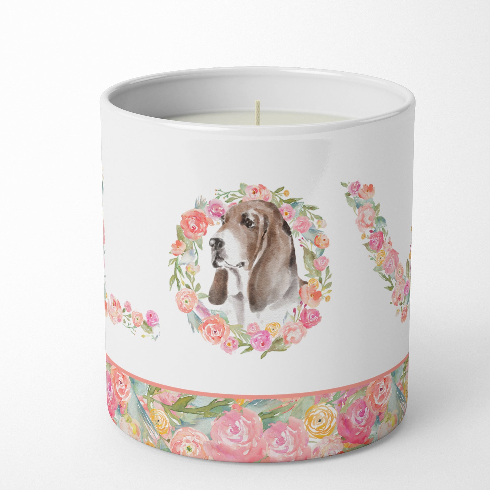 Buy this Basset Hound #3 LOVE 10 oz Decorative Soy Candle