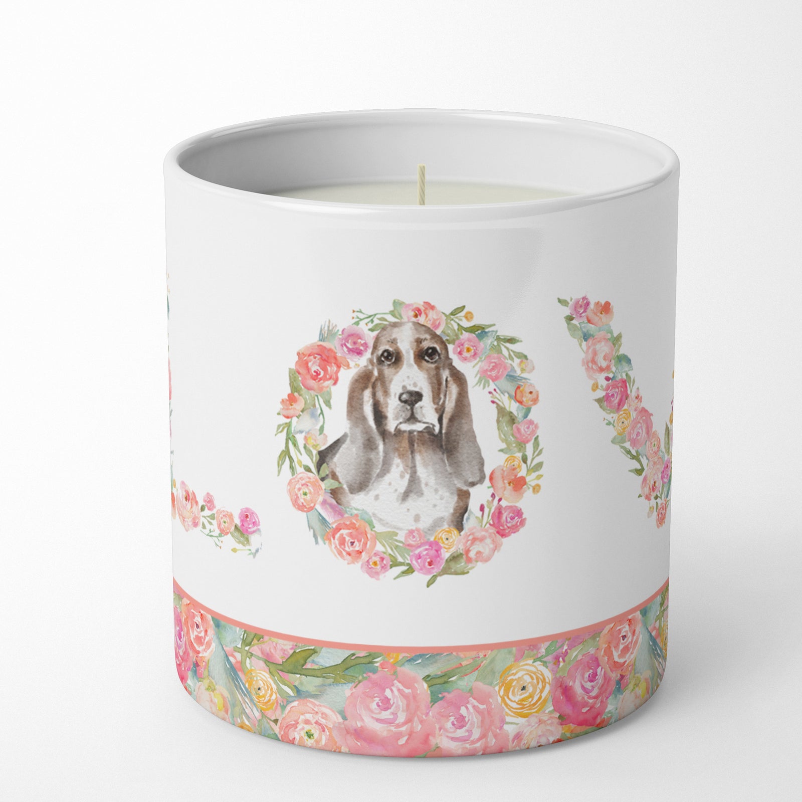 Buy this Basset Hound #6 LOVE 10 oz Decorative Soy Candle