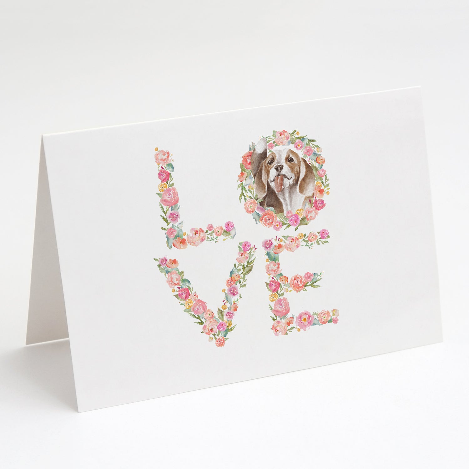 Buy this Beagle #1 LOVE Greeting Cards and Envelopes Pack of 8
