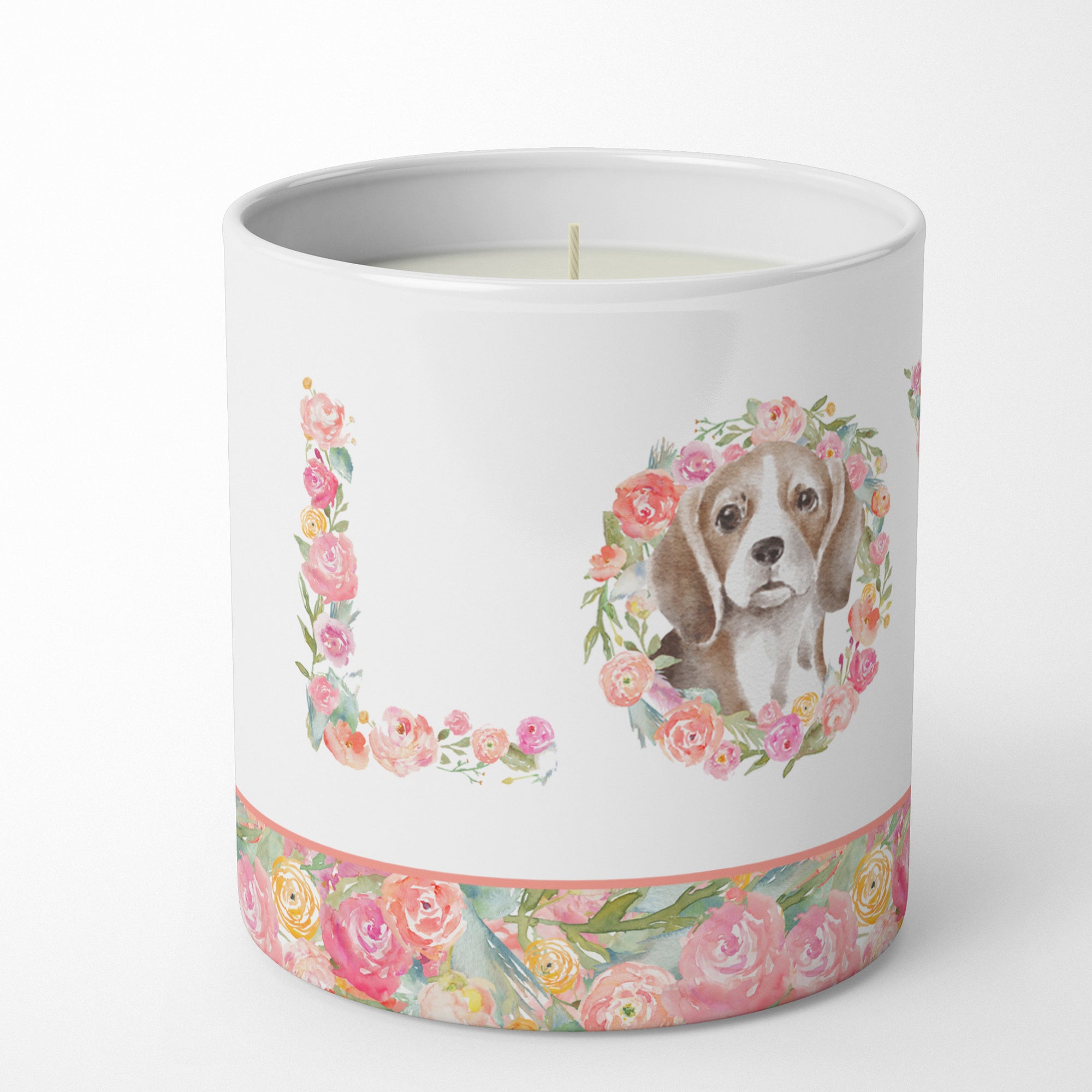 Beagle #3 LOVE 10 oz Decorative Soy Candle - the-store.com