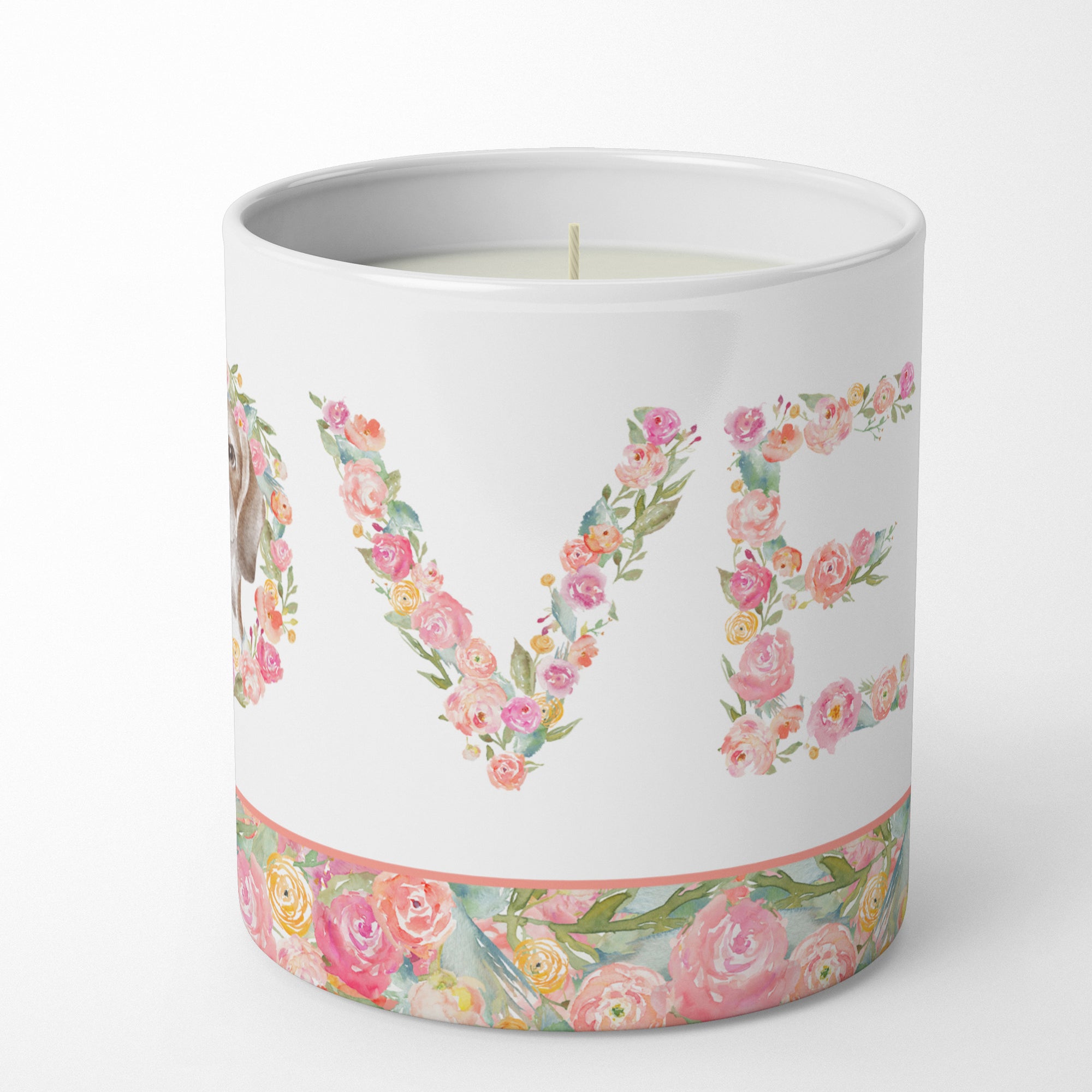 Beagle #3 LOVE 10 oz Decorative Soy Candle - the-store.com