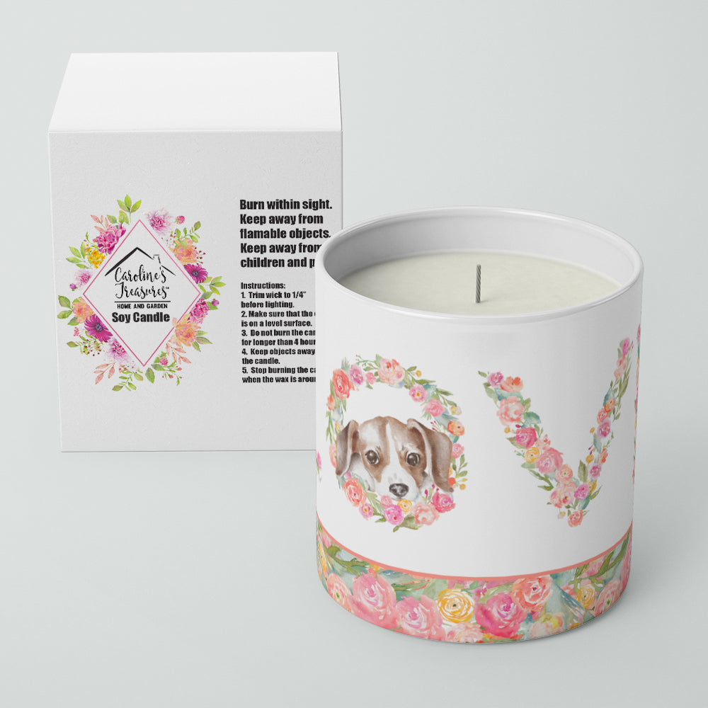 Beagle #4 LOVE 10 oz Decorative Soy Candle - the-store.com