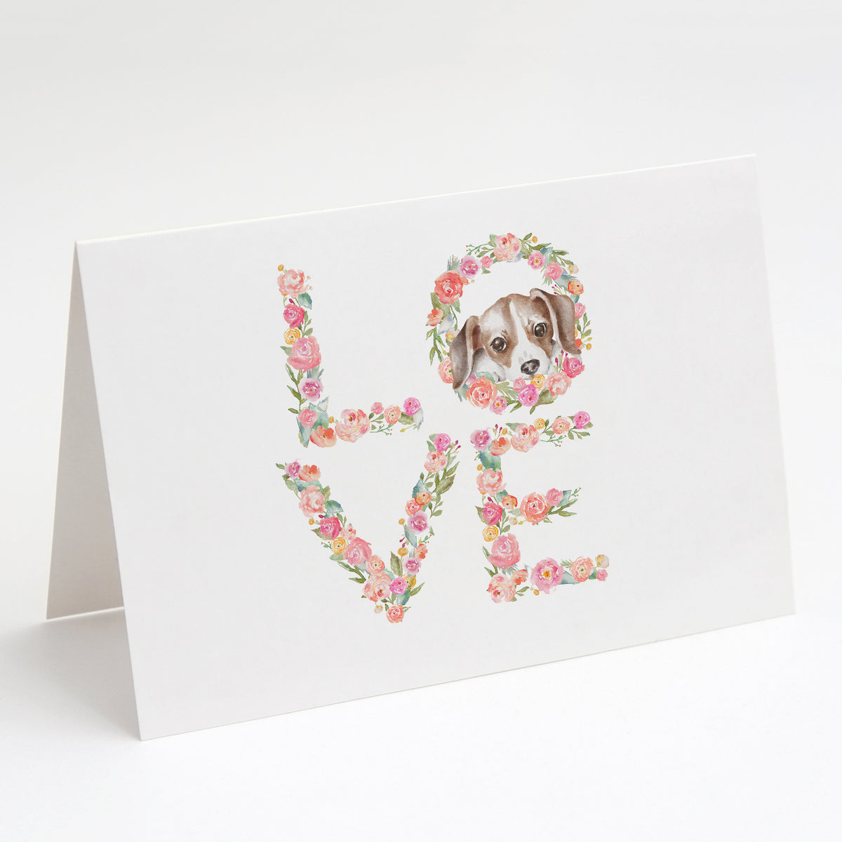 Buy this Beagle #4 LOVE Greeting Cards and Envelopes Pack of 8