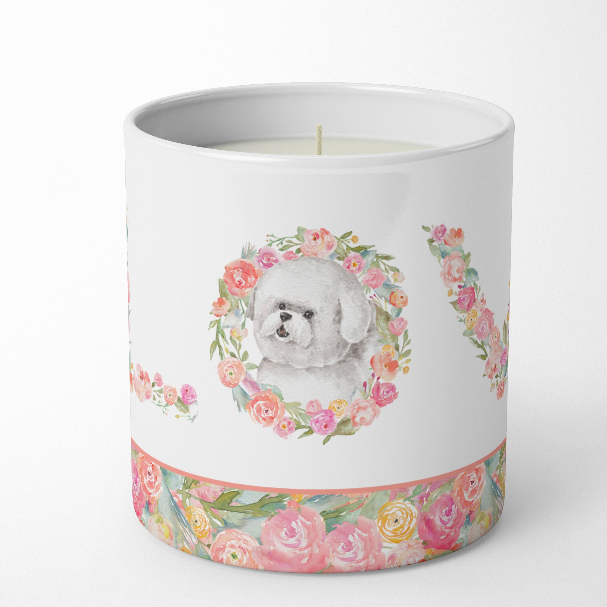 Buy this Bichon Frise #6 LOVE 10 oz Decorative Soy Candle