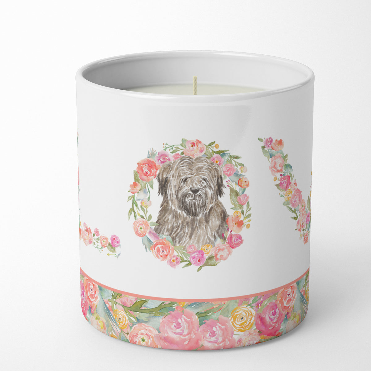 Buy this Briard #4 LOVE 10 oz Decorative Soy Candle