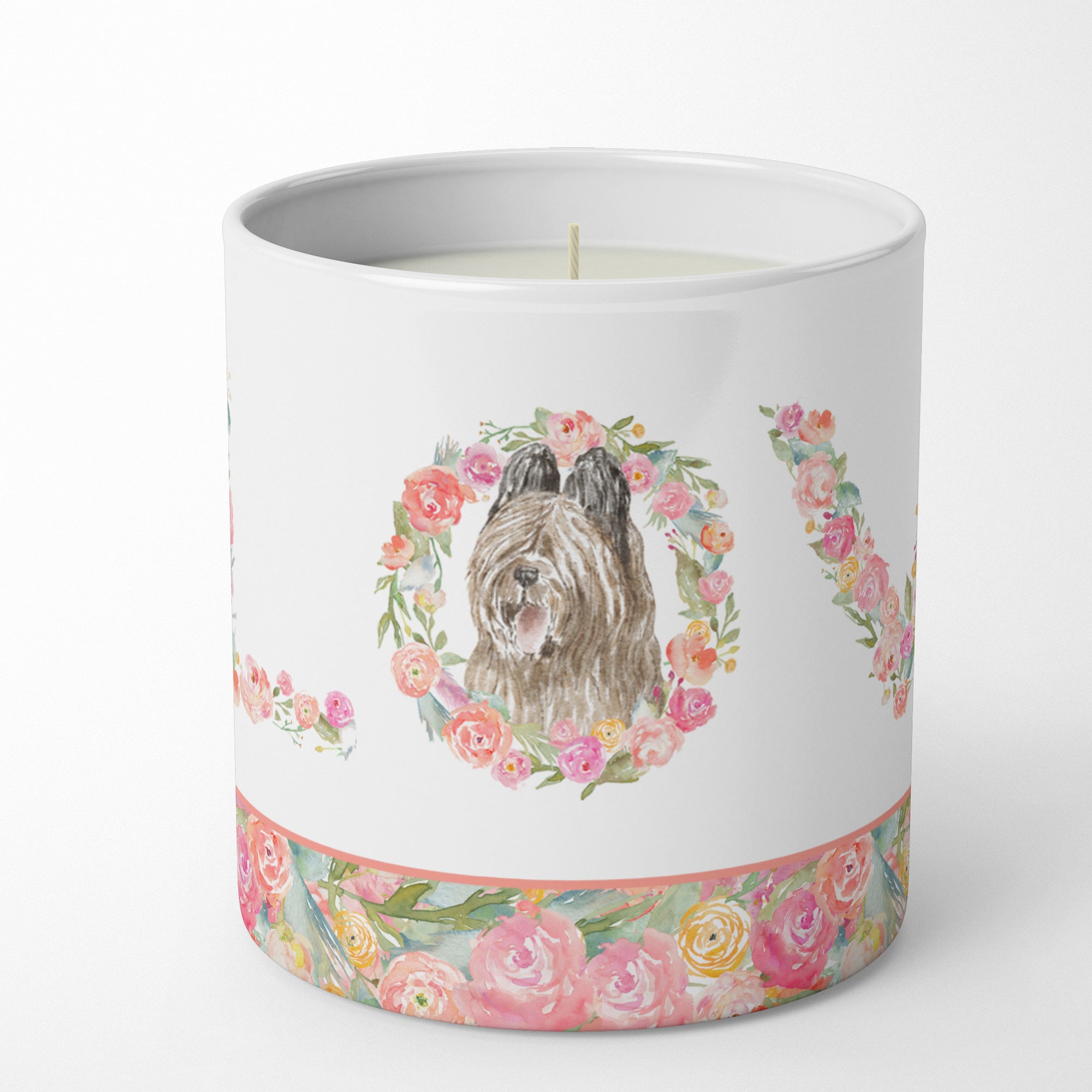 Buy this Briard # LOVE 10 oz Decorative Soy Candle
