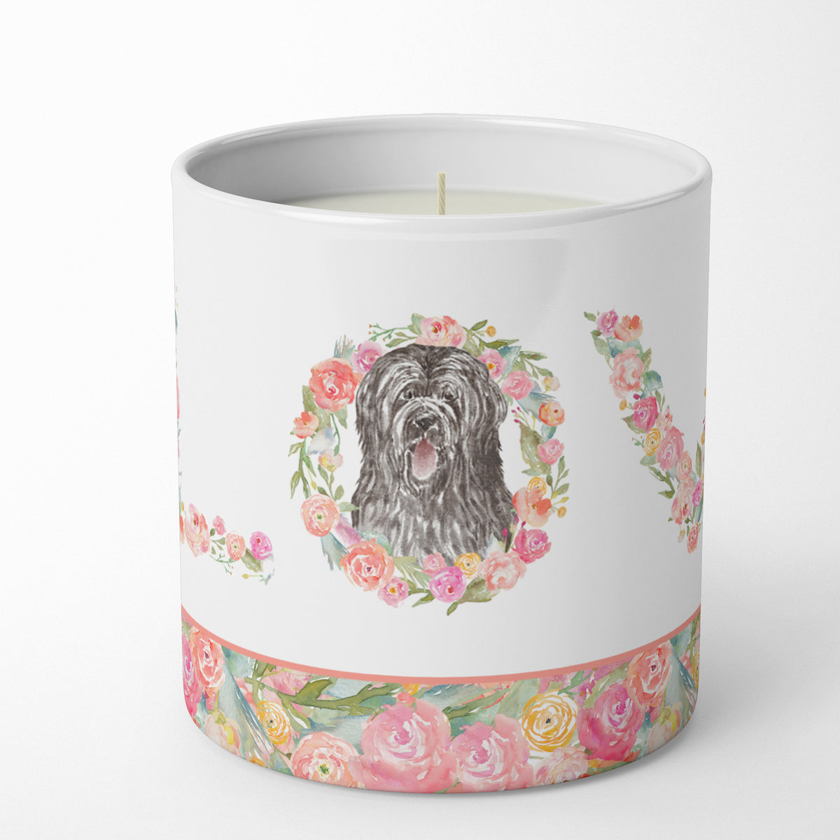 Buy this Briard #6 LOVE 10 oz Decorative Soy Candle