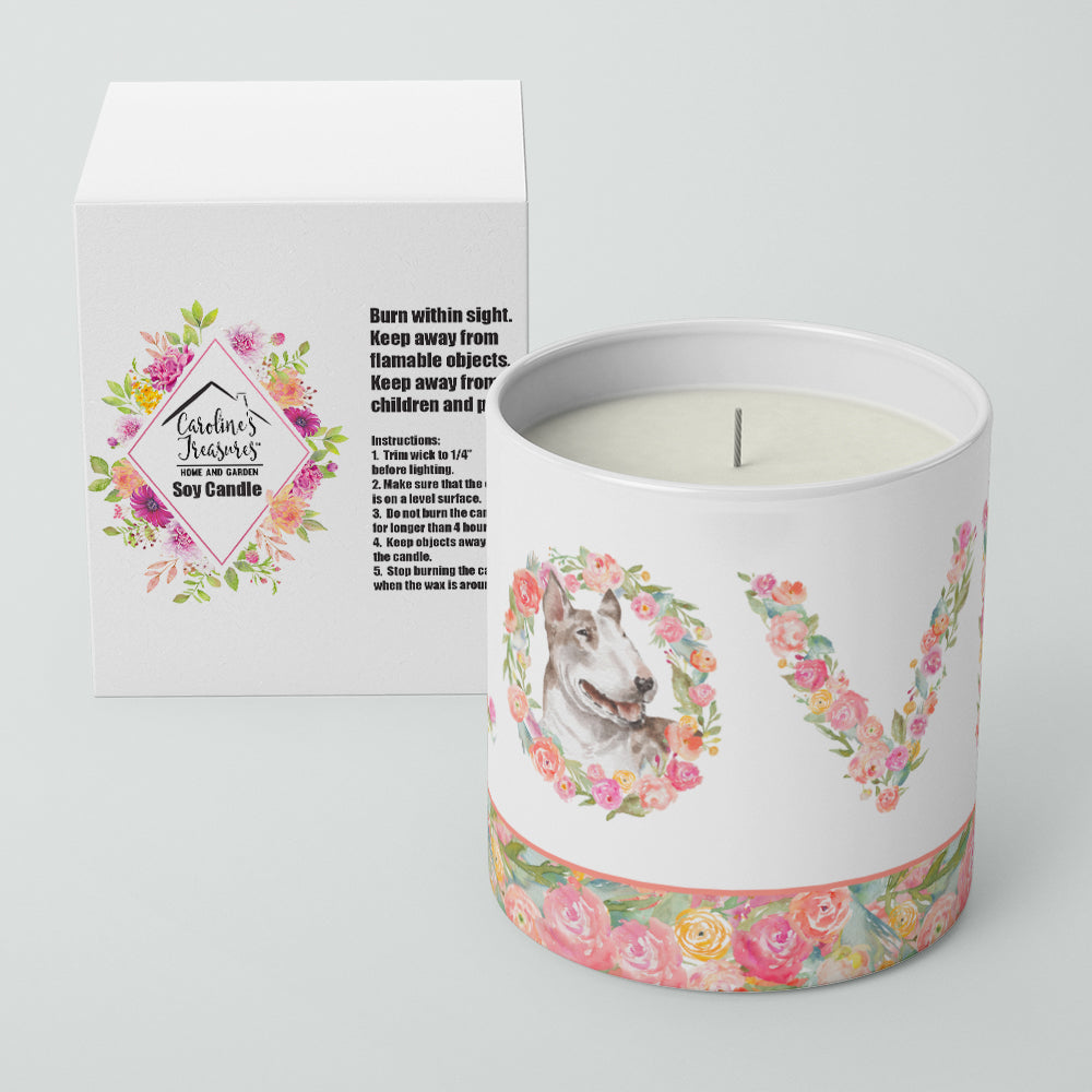 Bull Terrier #1 LOVE 10 oz Decorative Soy Candle - the-store.com