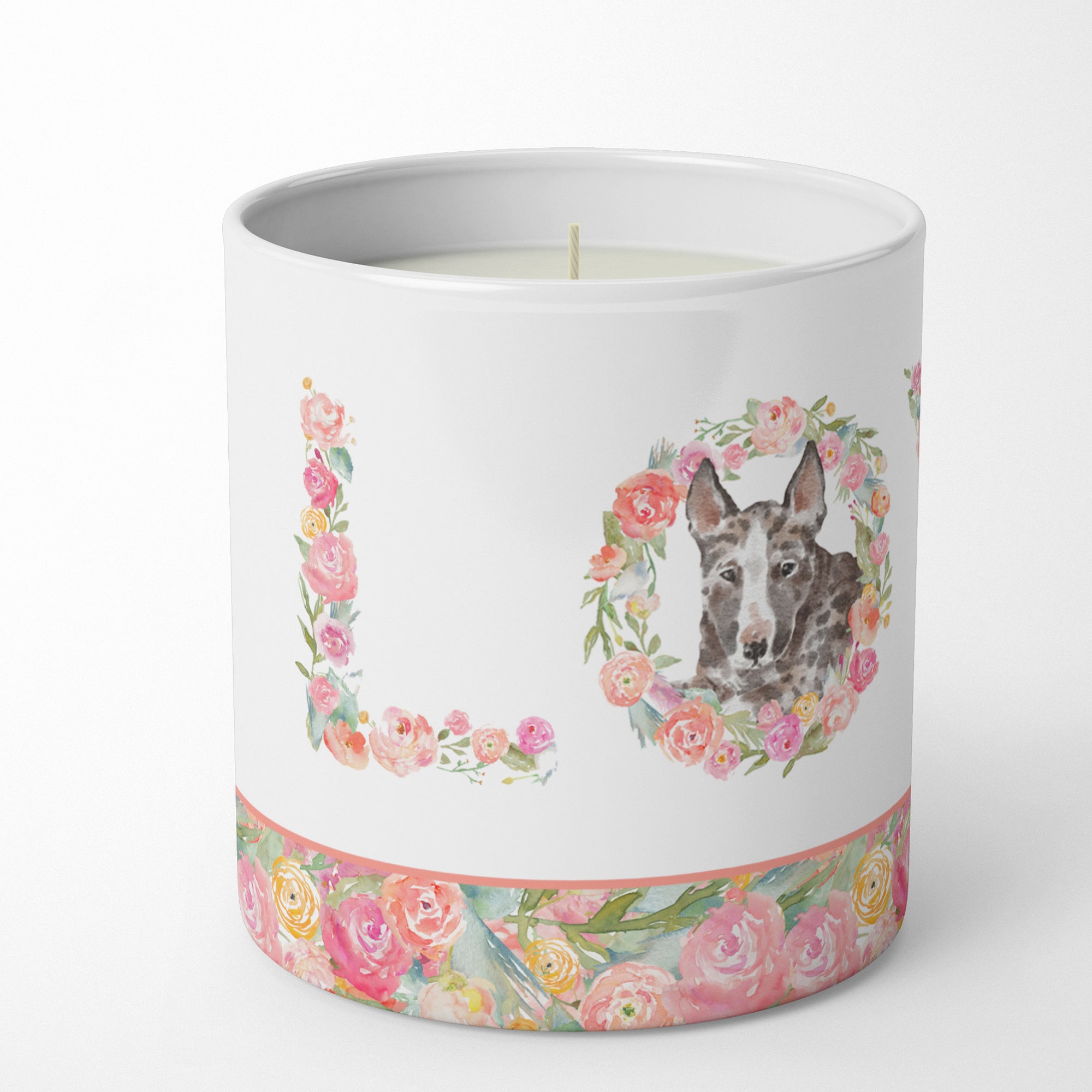 Buy this Bull Terrier #4 LOVE 10 oz Decorative Soy Candle