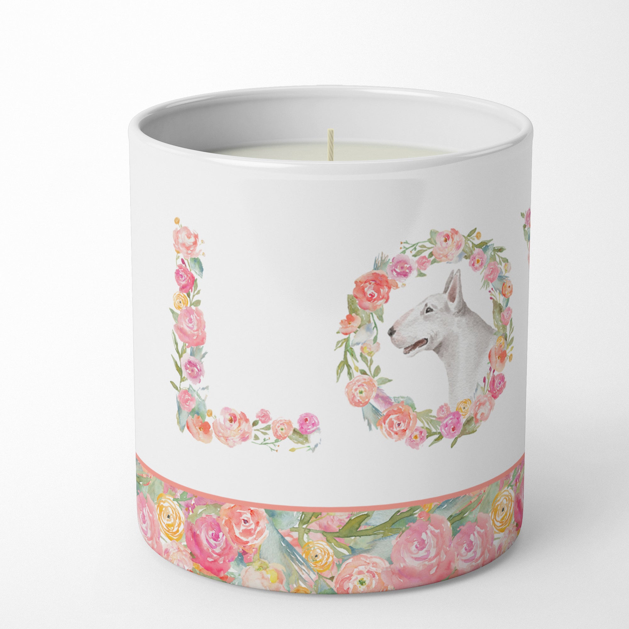 Bull Terrier #6 LOVE 10 oz Decorative Soy Candle - the-store.com