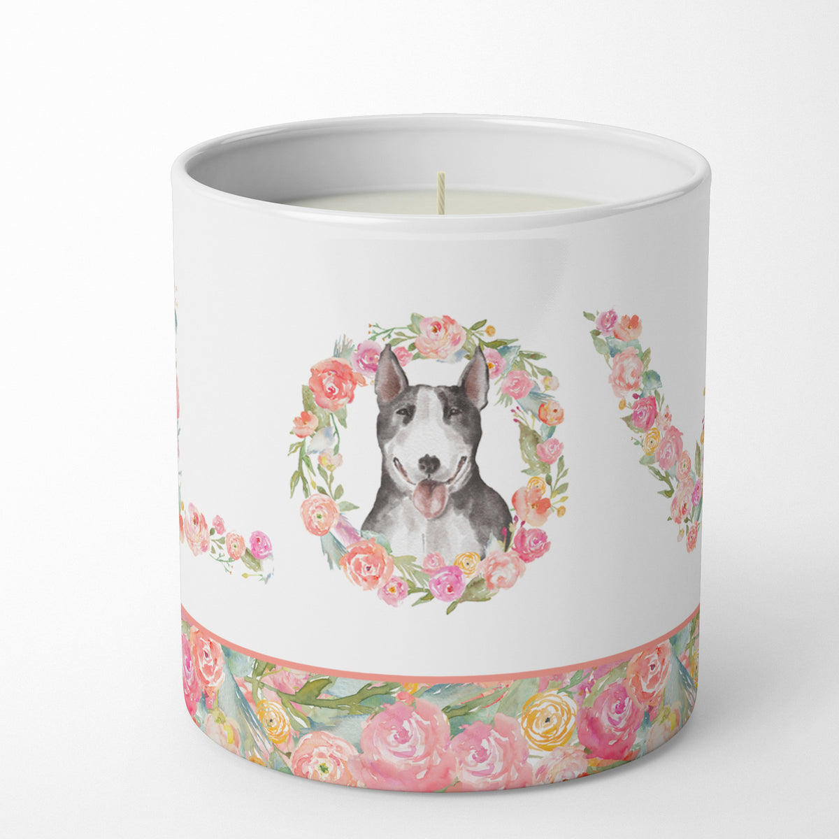 Buy this Bull Terrier #7 LOVE 10 oz Decorative Soy Candle
