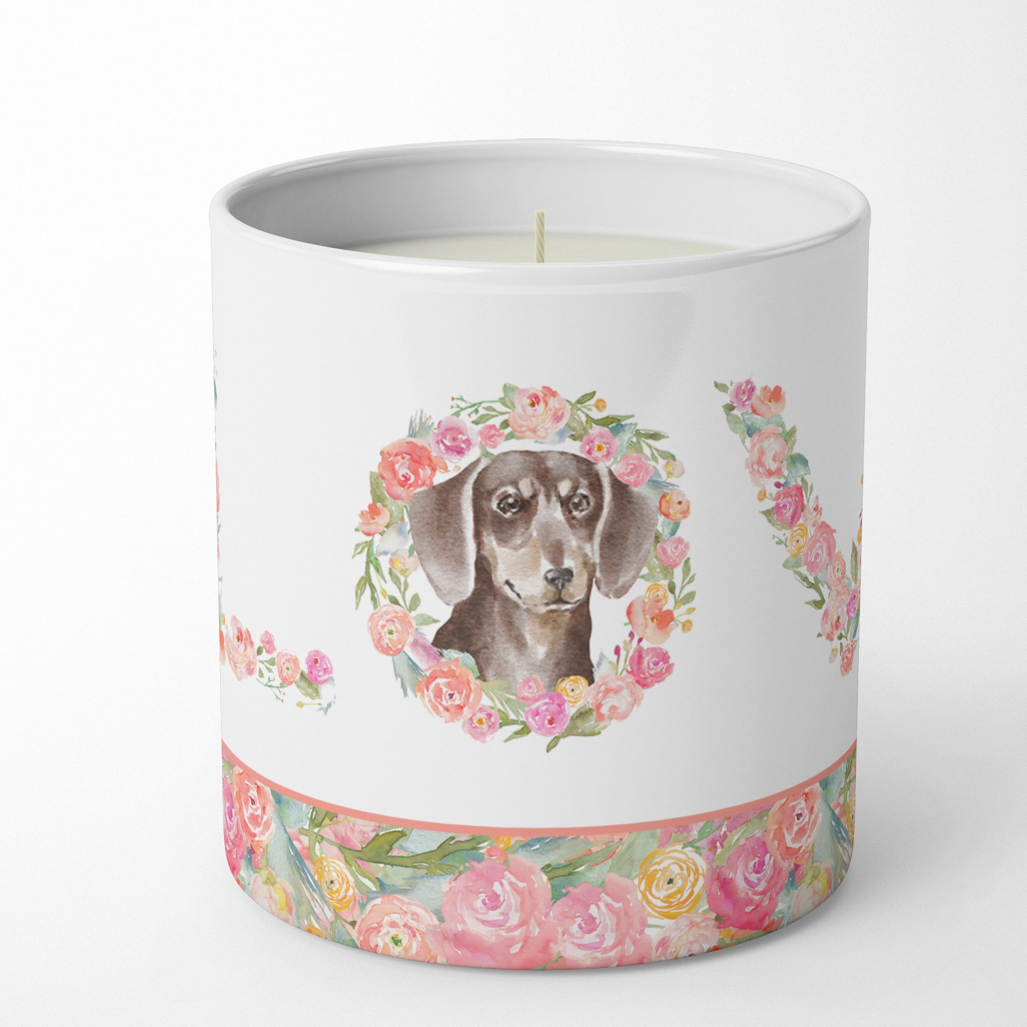 Buy this Dachshund Chocolate LOVE 10 oz Decorative Soy Candle