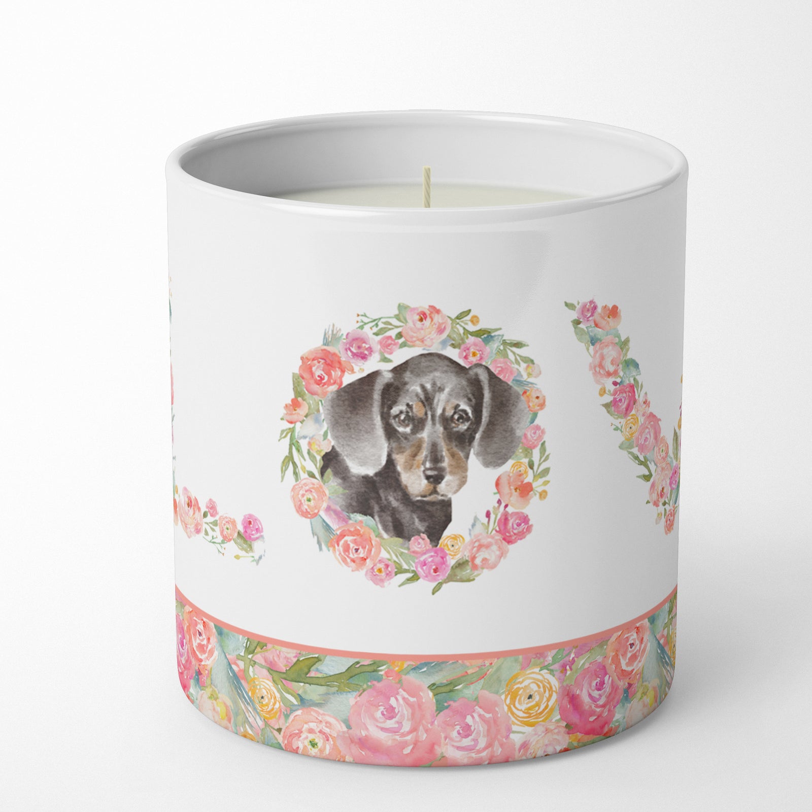 Buy this Dachshund #5 LOVE 10 oz Decorative Soy Candle