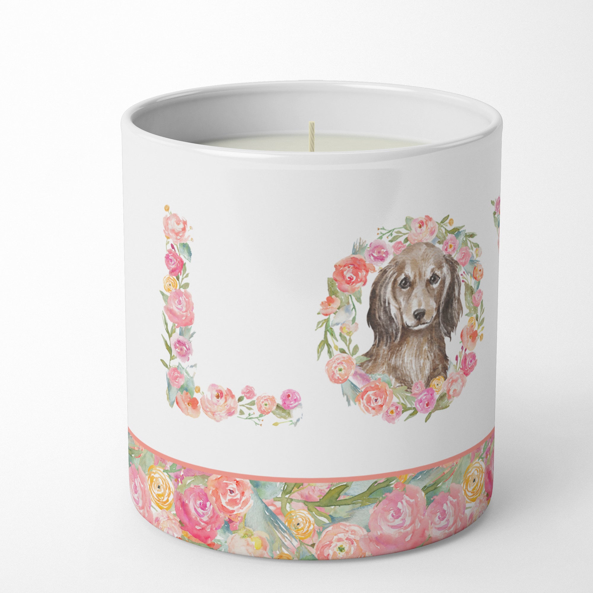 Buy this Dachshund #6 LOVE 10 oz Decorative Soy Candle
