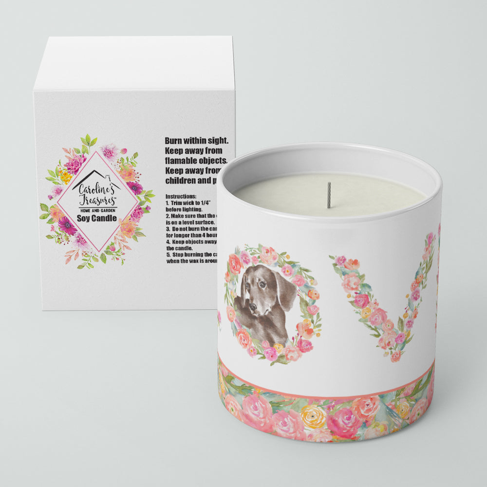 Dachshund #11 LOVE 10 oz Decorative Soy Candle - the-store.com