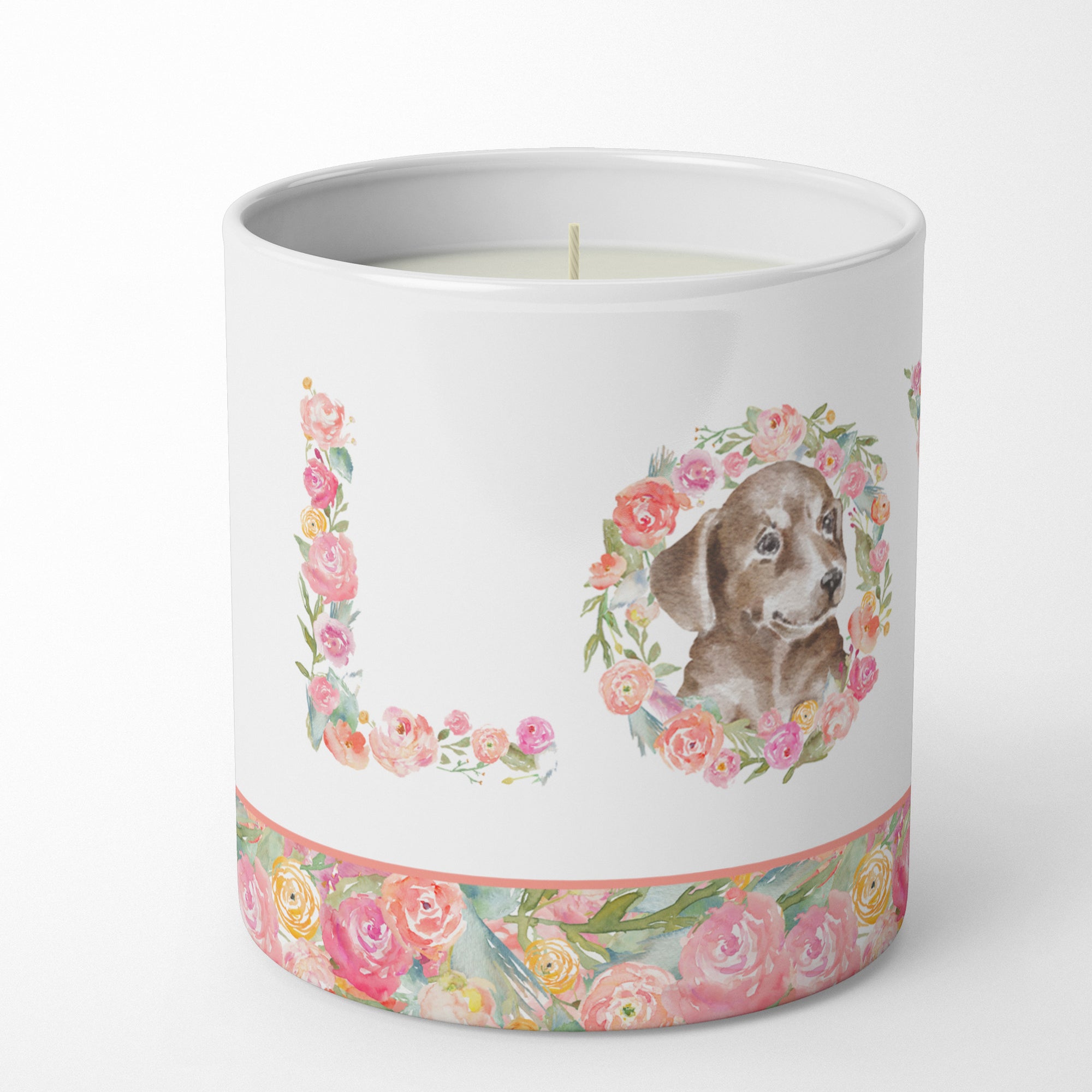 Buy this Dachshund #12 LOVE 10 oz Decorative Soy Candle