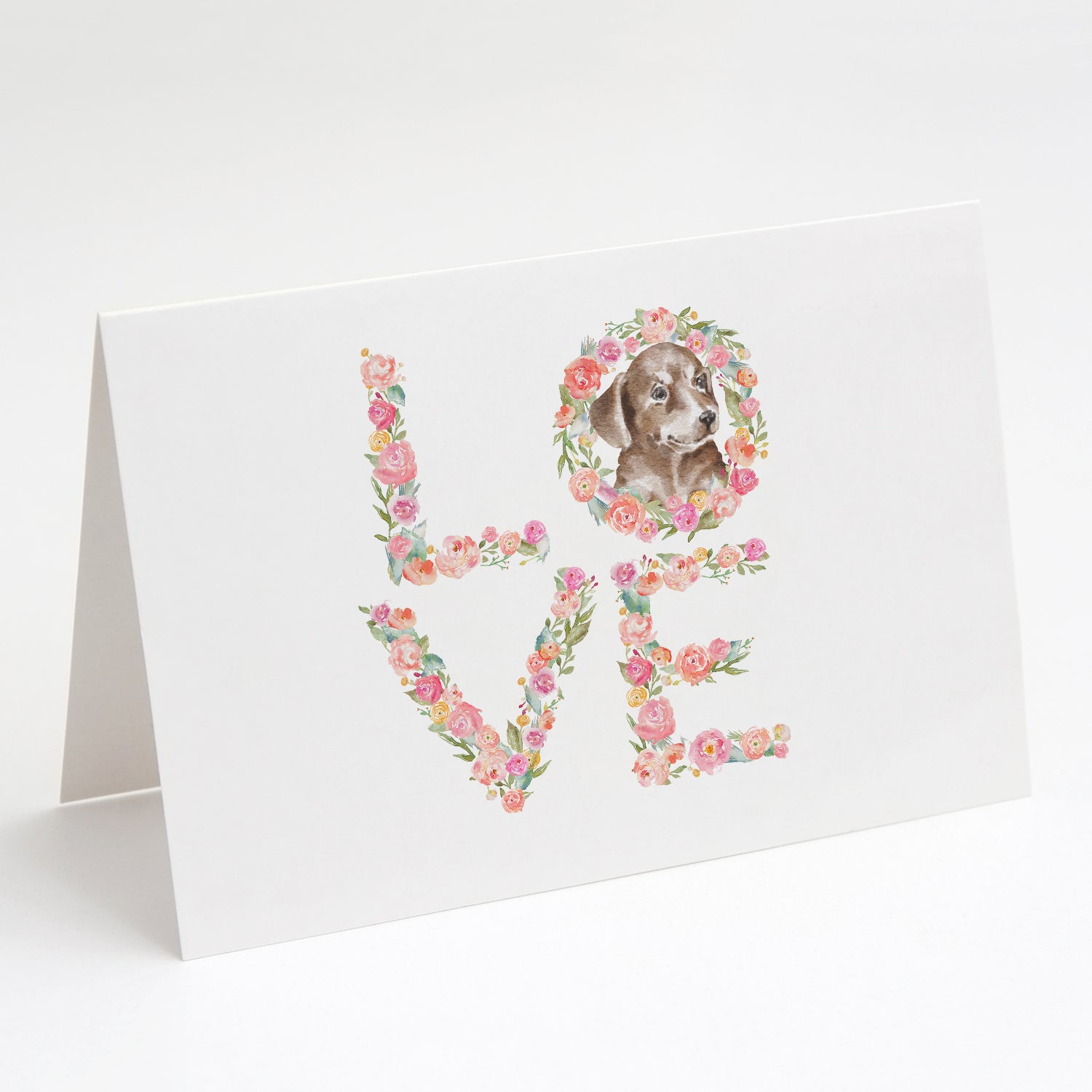 Buy this Dachshund #12 LOVE Greeting Cards and Envelopes Pack of 8