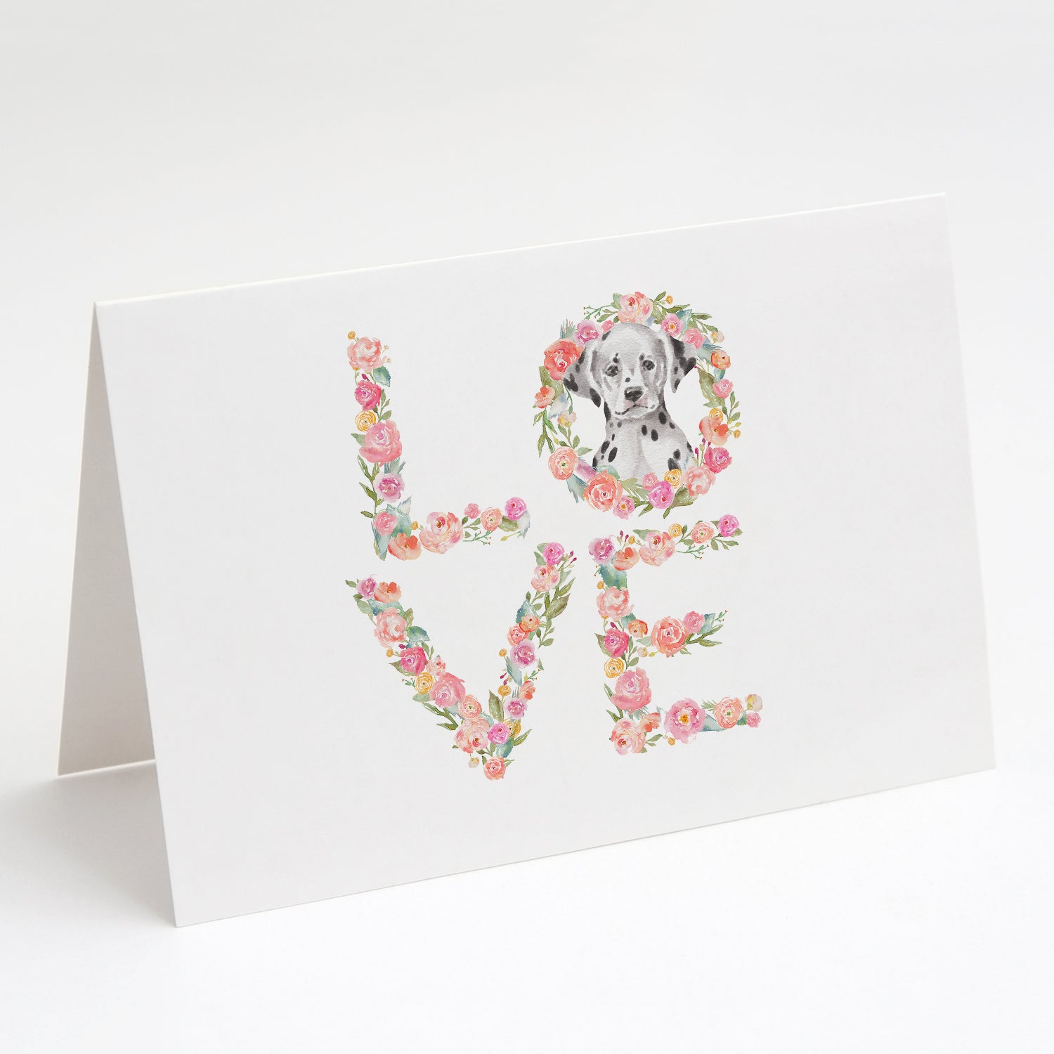 Buy this Dalmatian #3 LOVE Greeting Cards and Envelopes Pack of 8