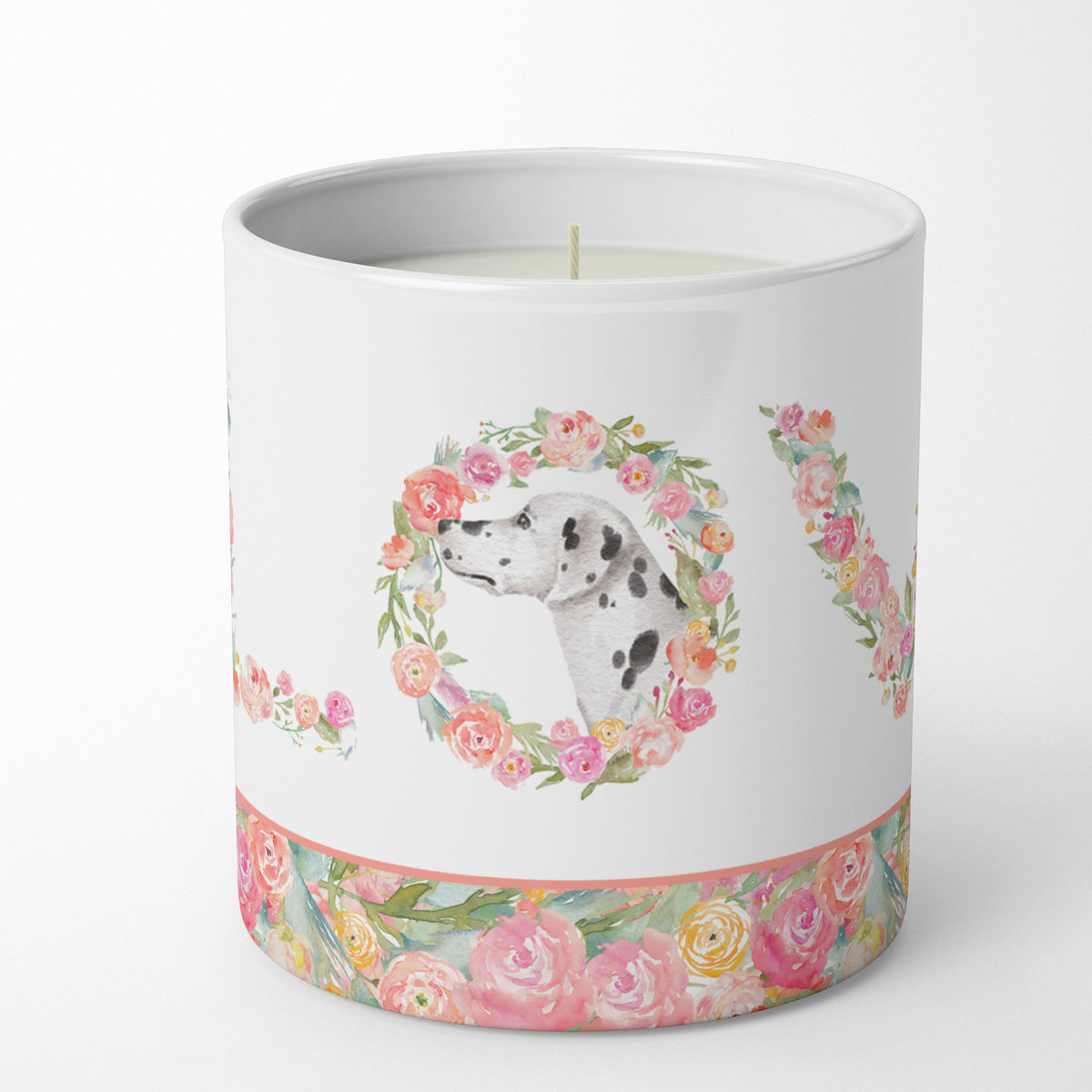 Buy this Dalmatian #4 LOVE 10 oz Decorative Soy Candle