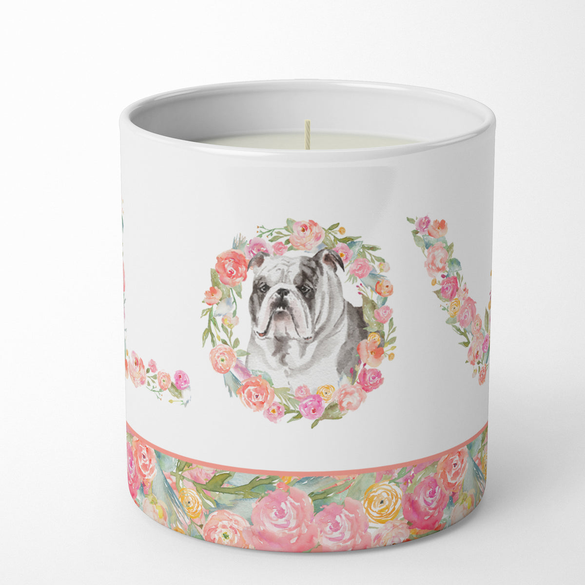 Buy this English Bulldog #4 LOVE 10 oz Decorative Soy Candle