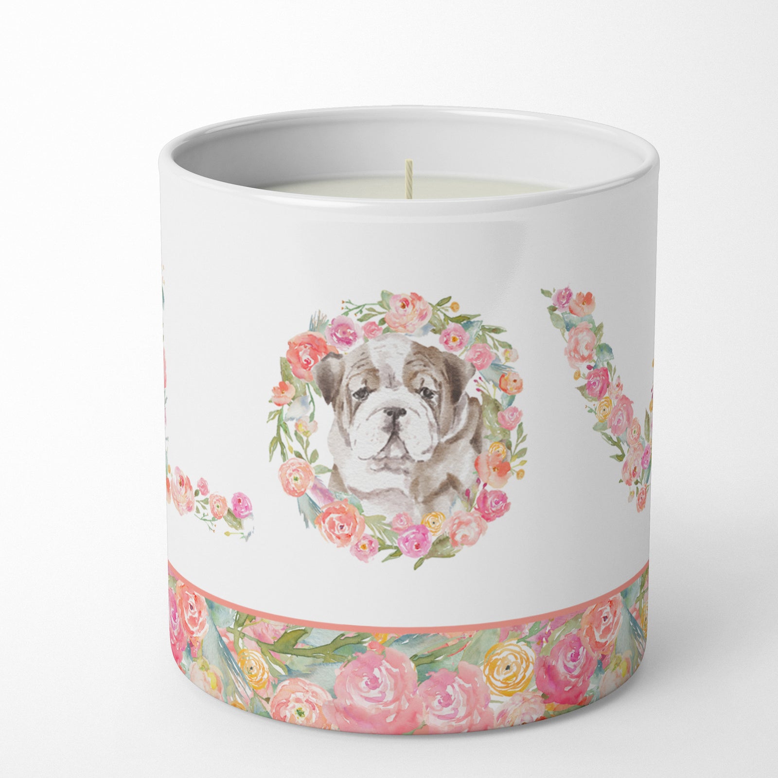 Buy this English Bulldog #8 LOVE 10 oz Decorative Soy Candle