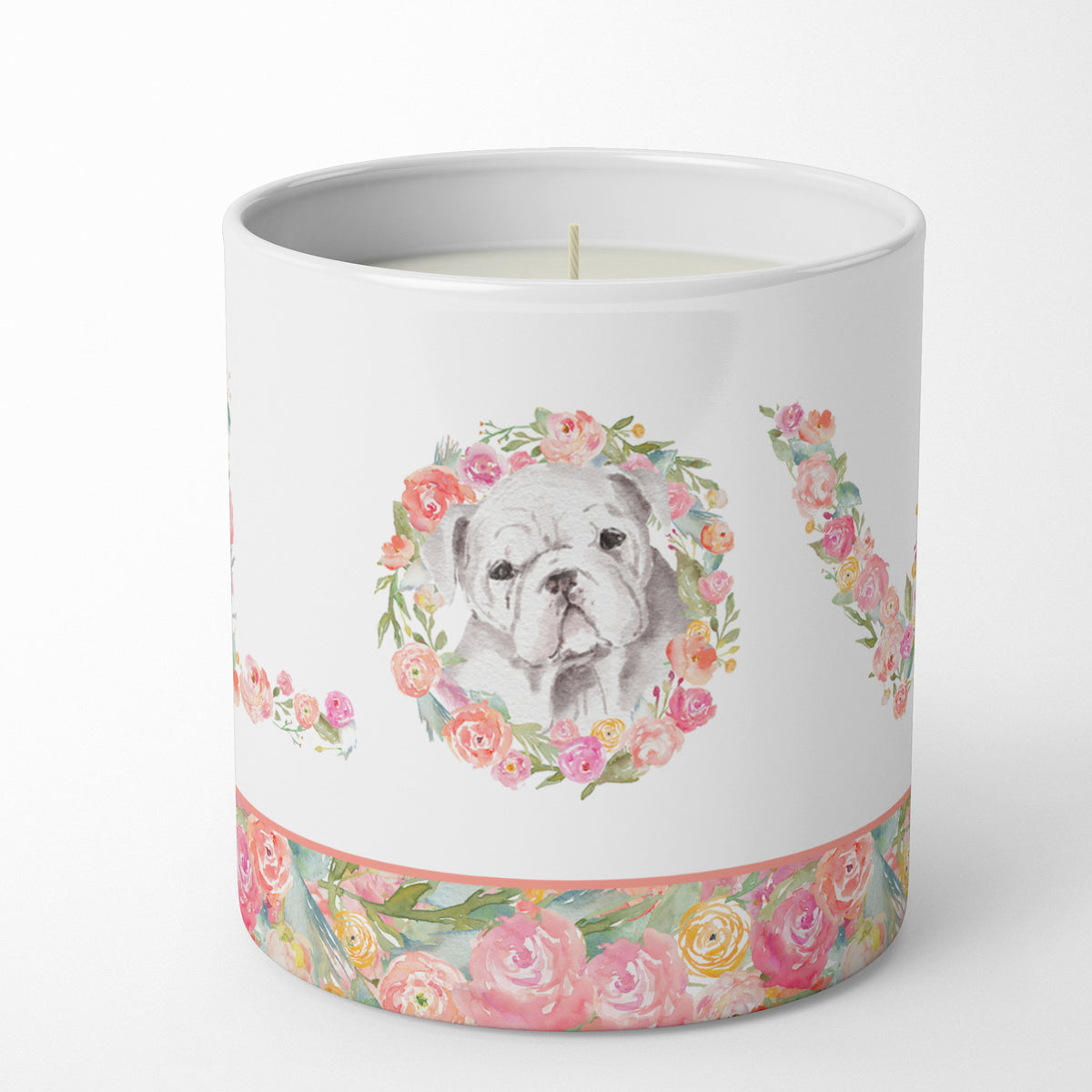Buy this English Bulldog #9 LOVE 10 oz Decorative Soy Candle
