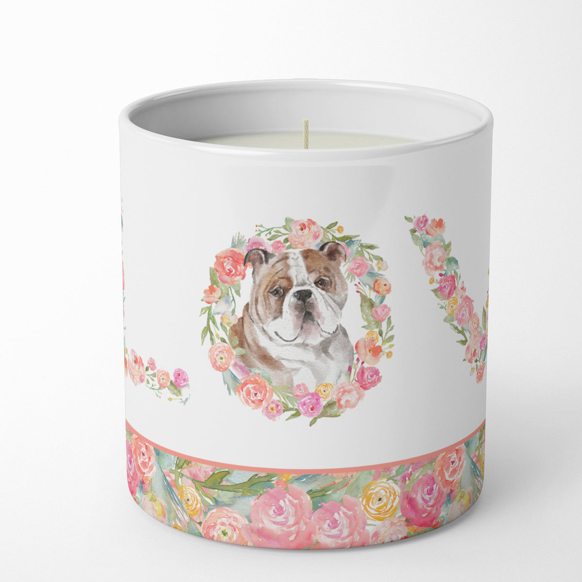 Buy this English Bulldog #10 LOVE 10 oz Decorative Soy Candle