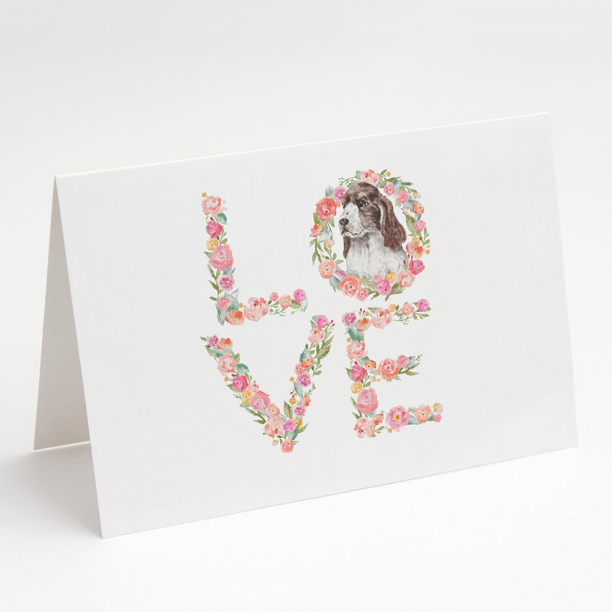 Buy this Cocker Spaniel #4 LOVE Greeting Cards and Envelopes Pack of 8