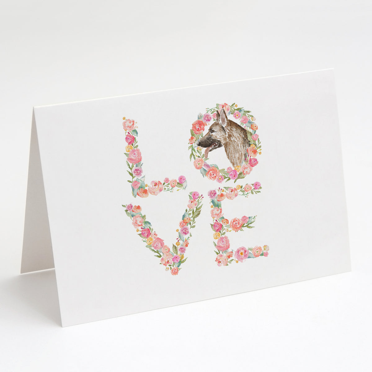 Buy this German Shepherd #3 LOVE Greeting Cards and Envelopes Pack of 8