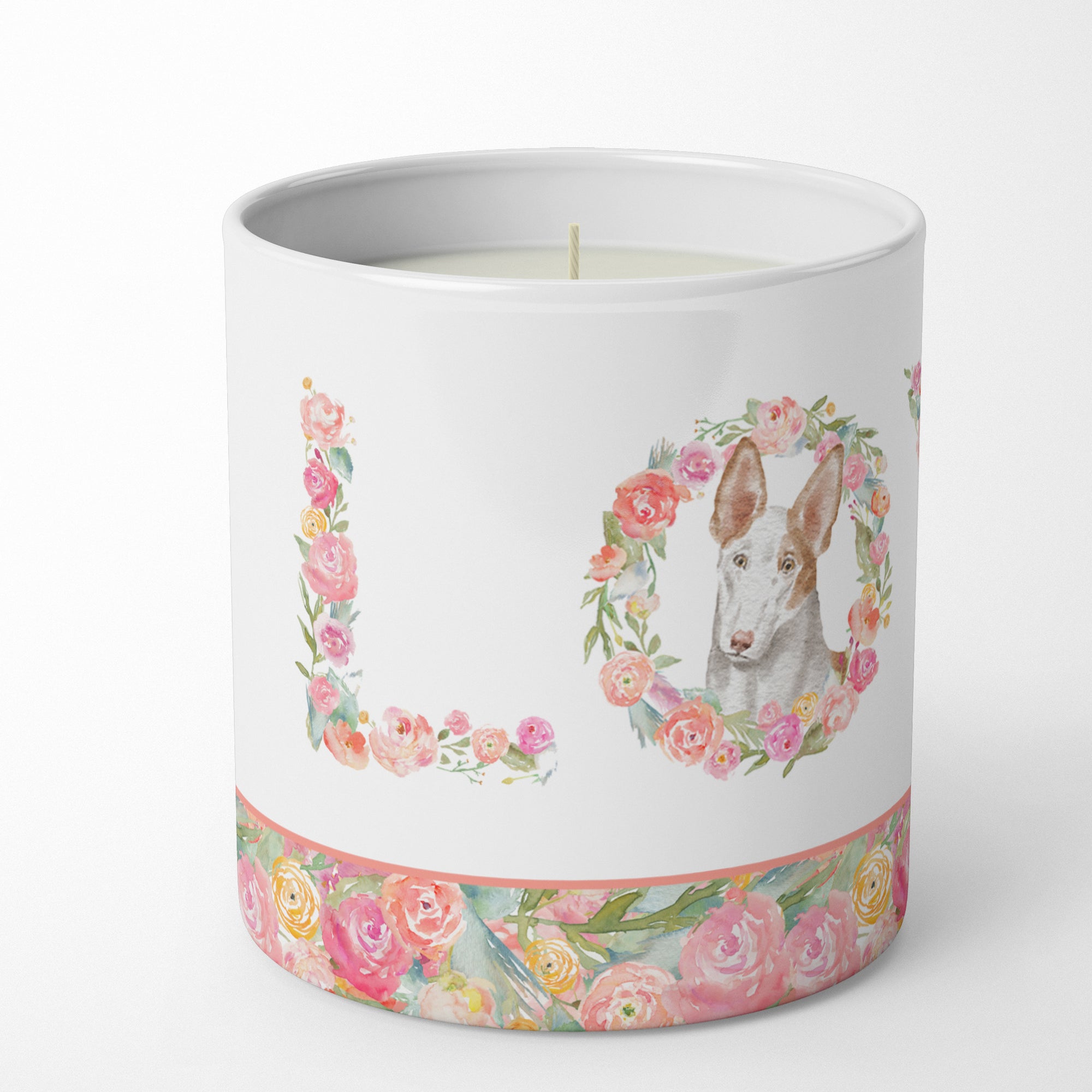 Ibizan Hound #4 LOVE 10 oz Decorative Soy Candle - the-store.com
