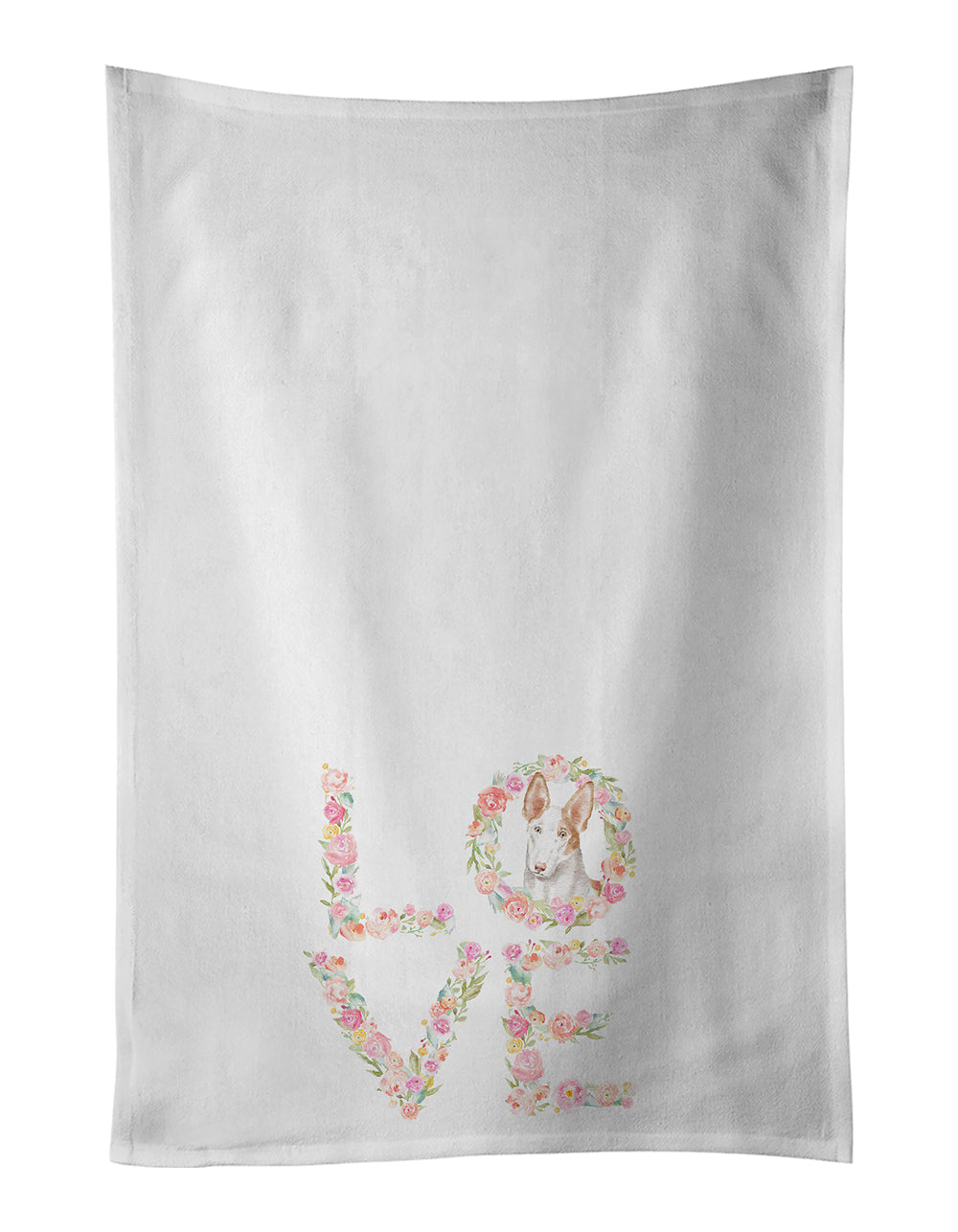 Buy this Ibizan Hound #4 LOVE White Kitchen Towel Set of 2