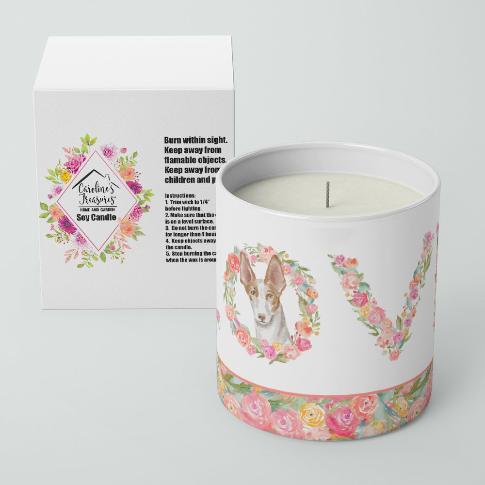Ibizan Hound #5 LOVE 10 oz Decorative Soy Candle - the-store.com