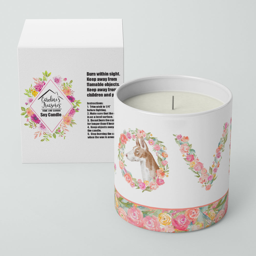 Ibizan Hound #6 LOVE 10 oz Decorative Soy Candle - the-store.com