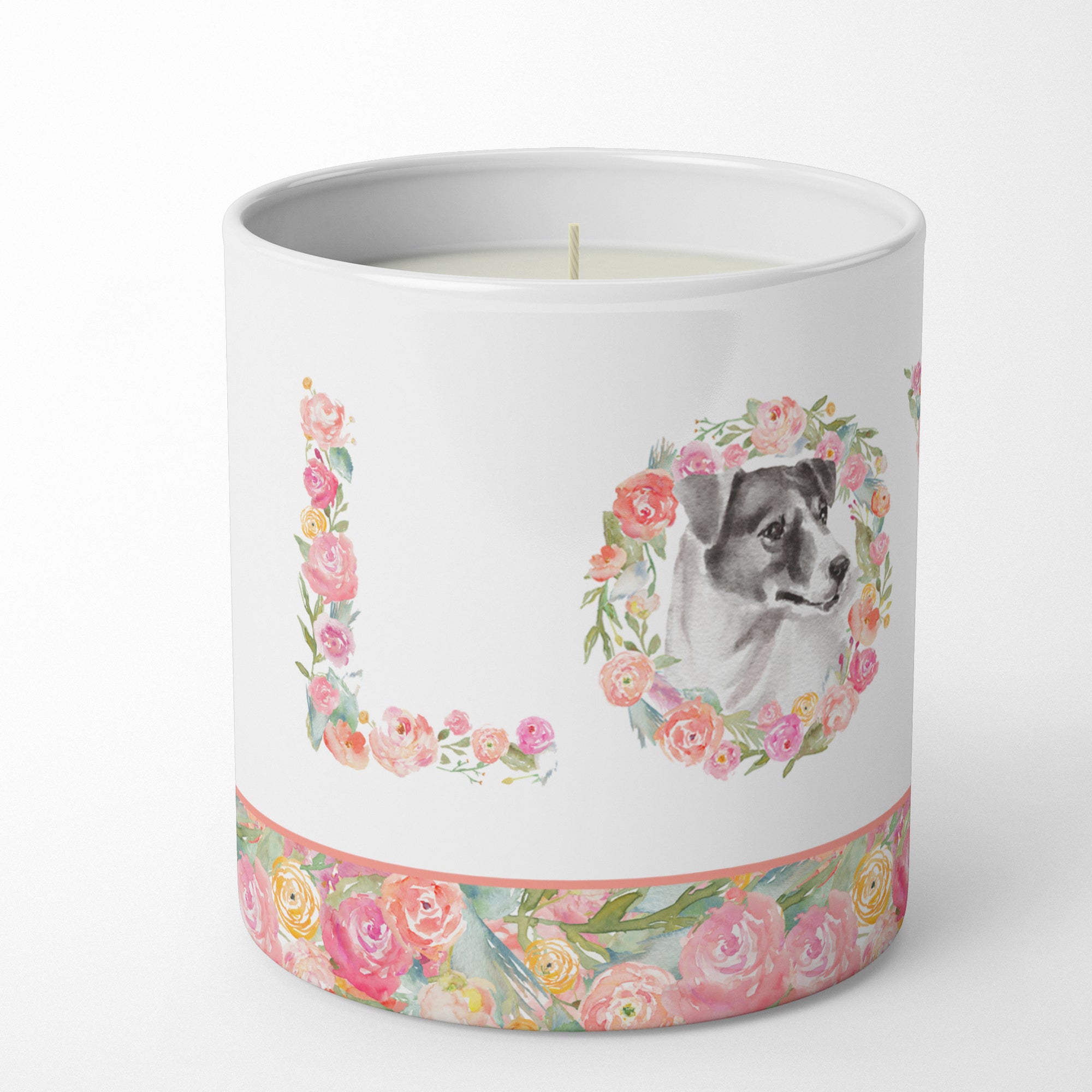 Jack Russell Terrier #1 LOVE 10 oz Decorative Soy Candle - the-store.com