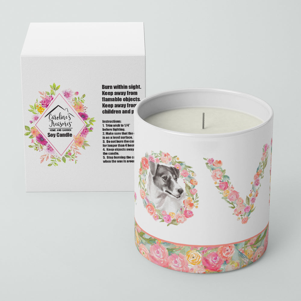 Jack Russell Terrier #1 LOVE 10 oz Decorative Soy Candle - the-store.com