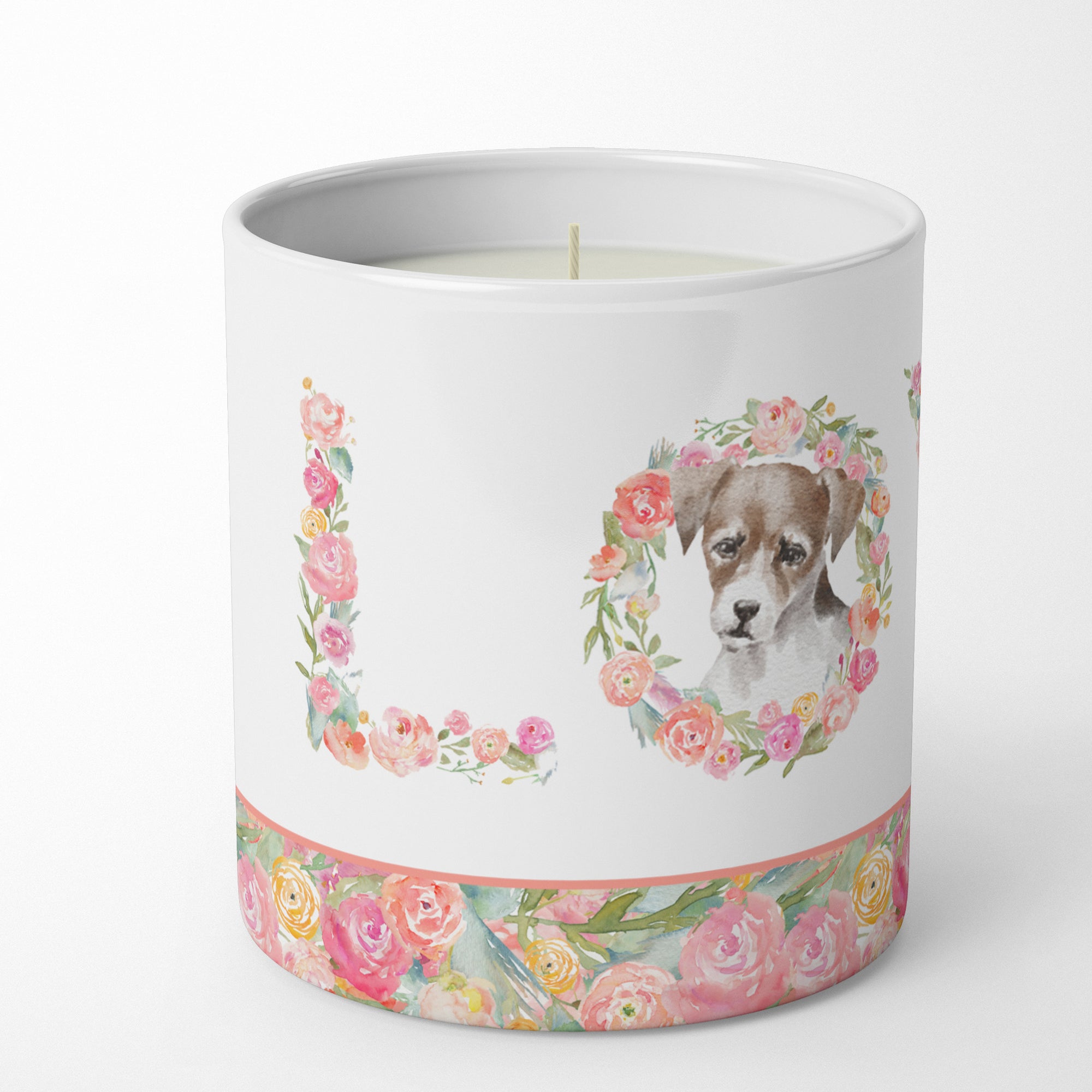 Jack Russell Terrier #2 LOVE 10 oz Decorative Soy Candle - the-store.com